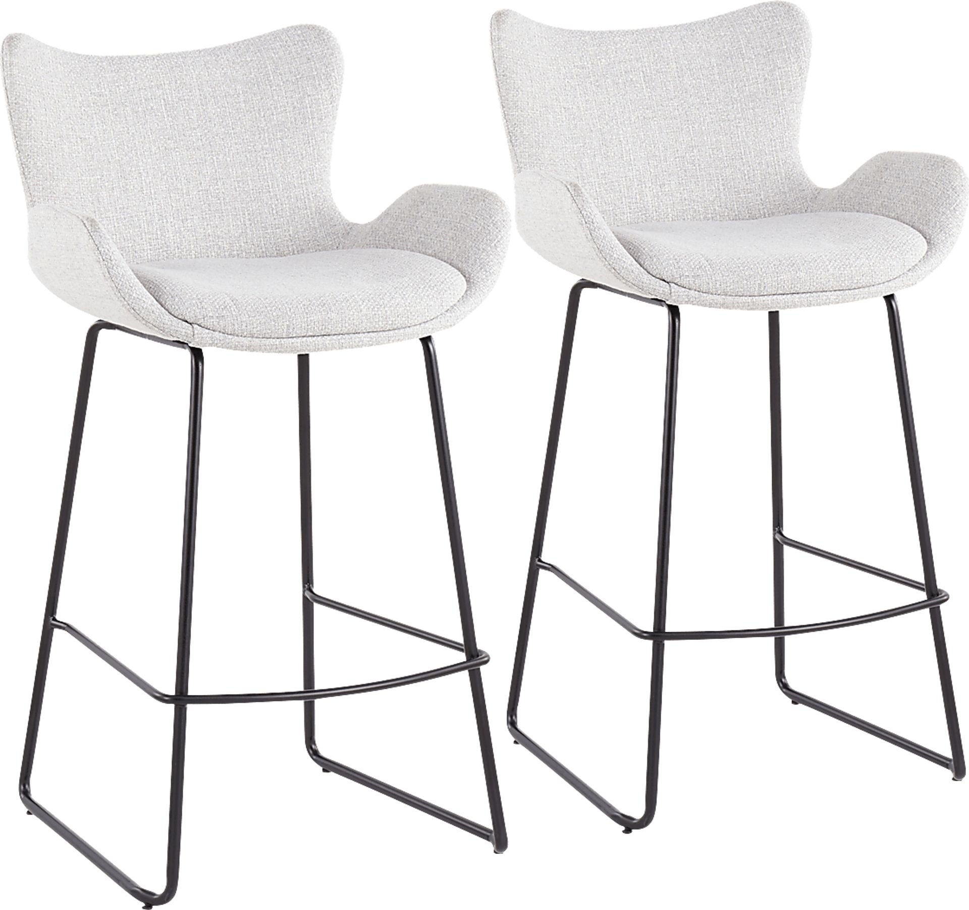 Meinhard Gray Counter Height Stool, Set of 2 - Image 1