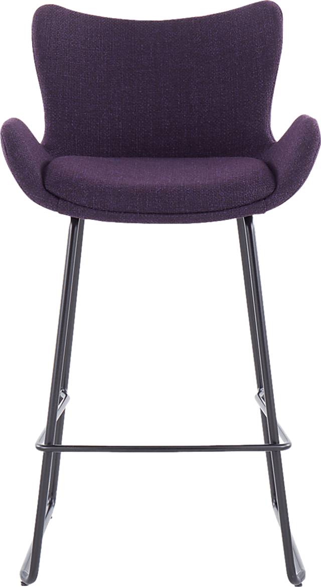 Meinhard Purple Counter Height Stool, Set of 2 - Thumbnail - Image 6