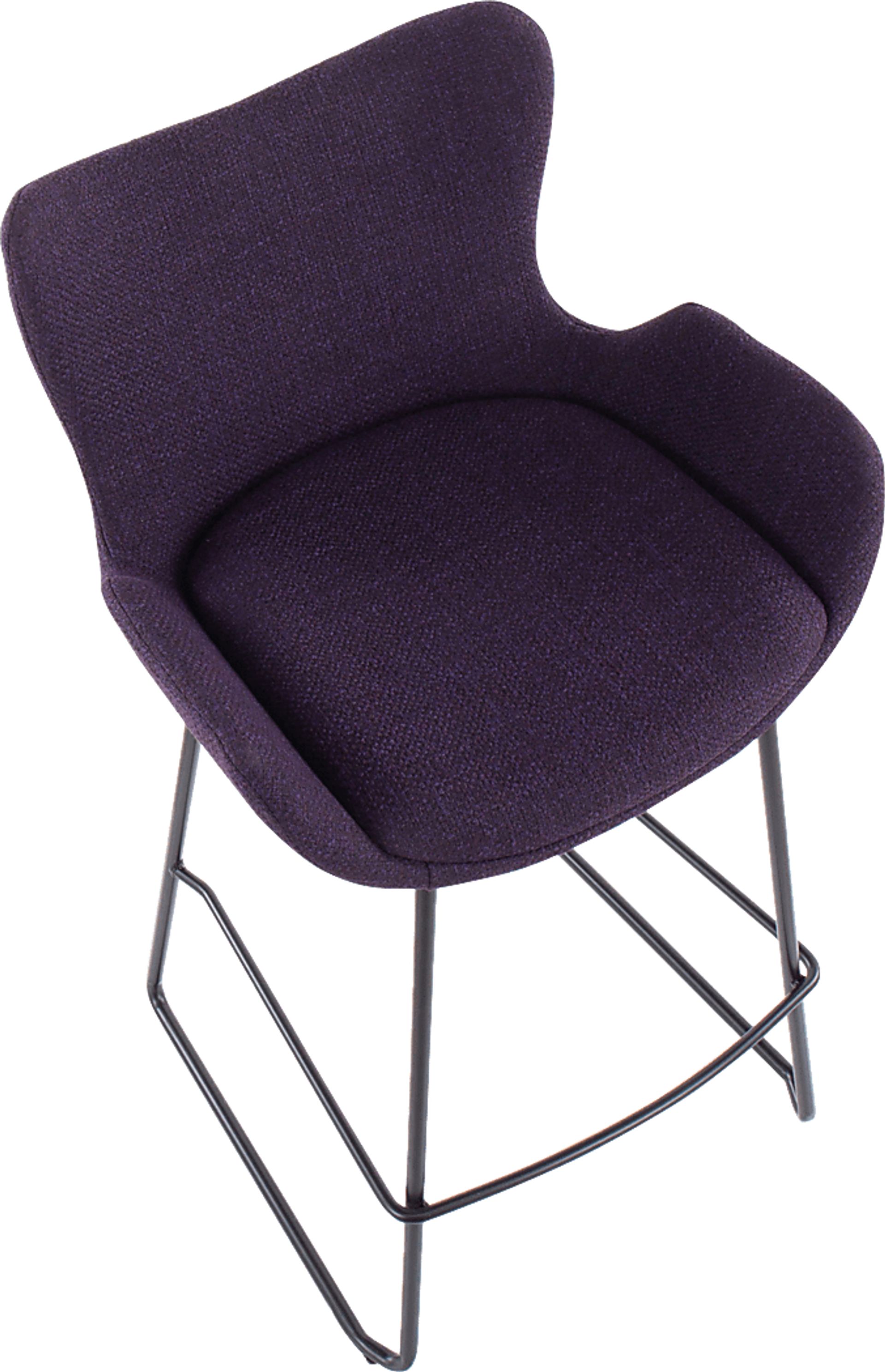 Meinhard Purple Counter Height Stool, Set of 2 - Image 7