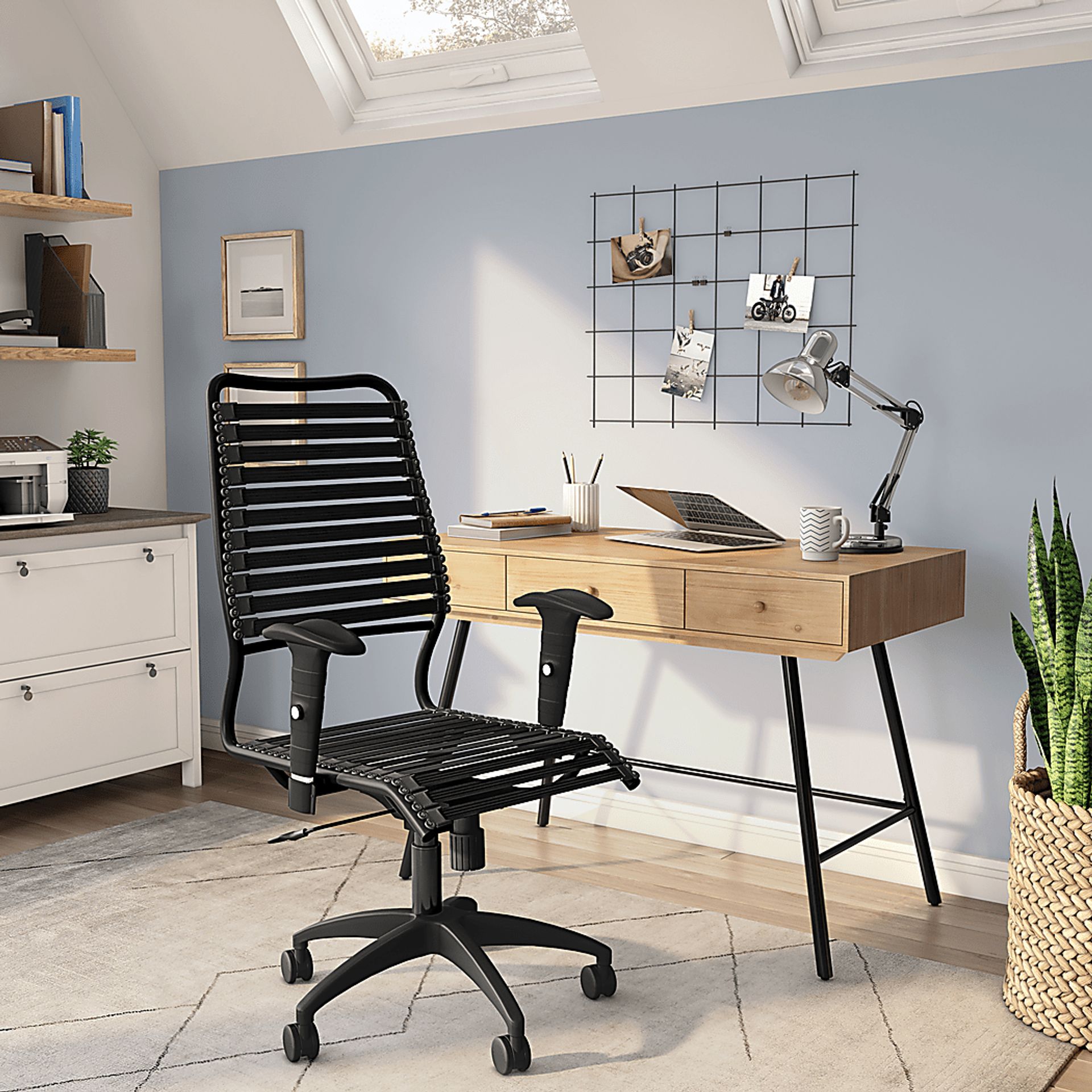 Meink Black Office Chair - Image 2