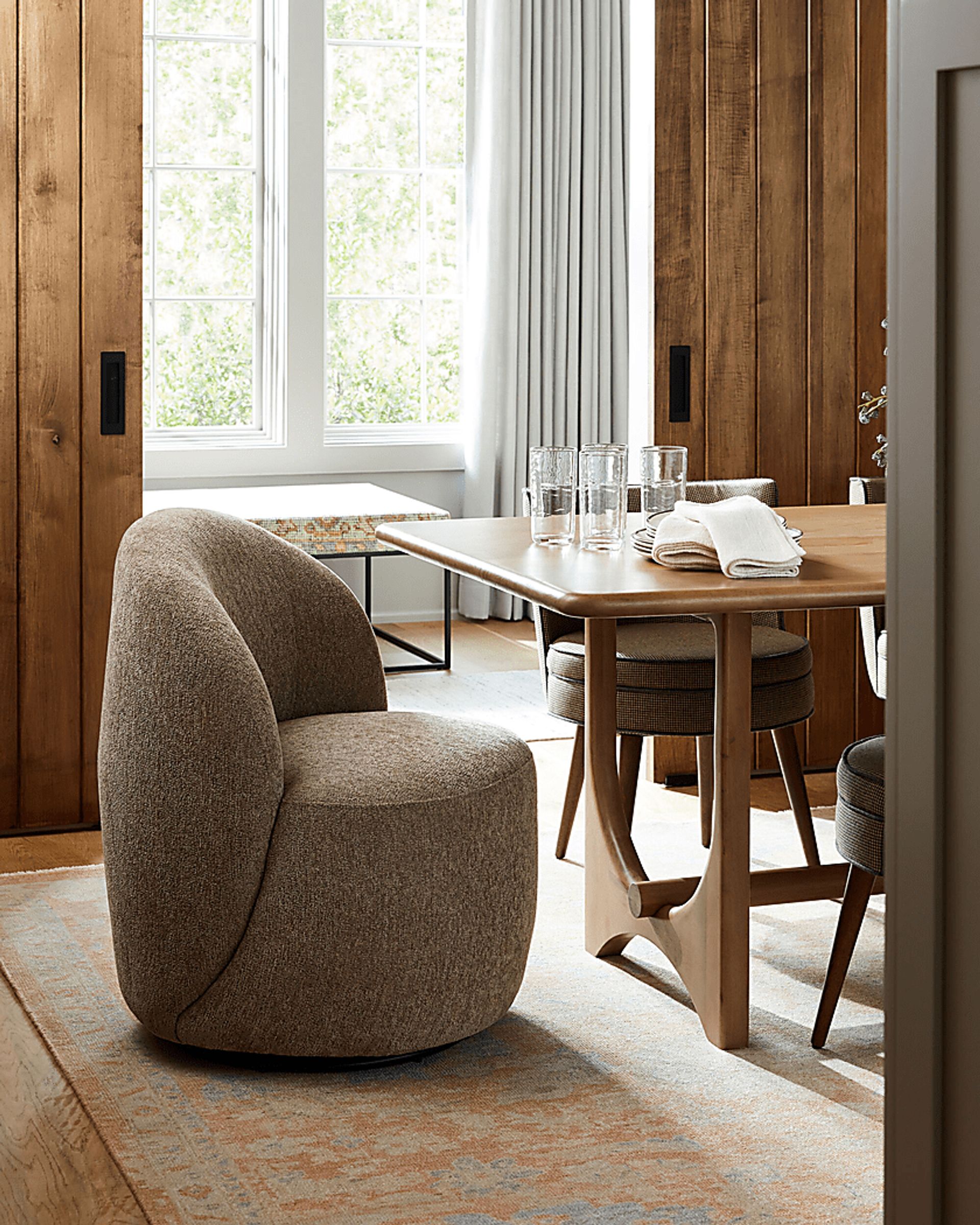 Meiri Brown Side Chair - Image 2