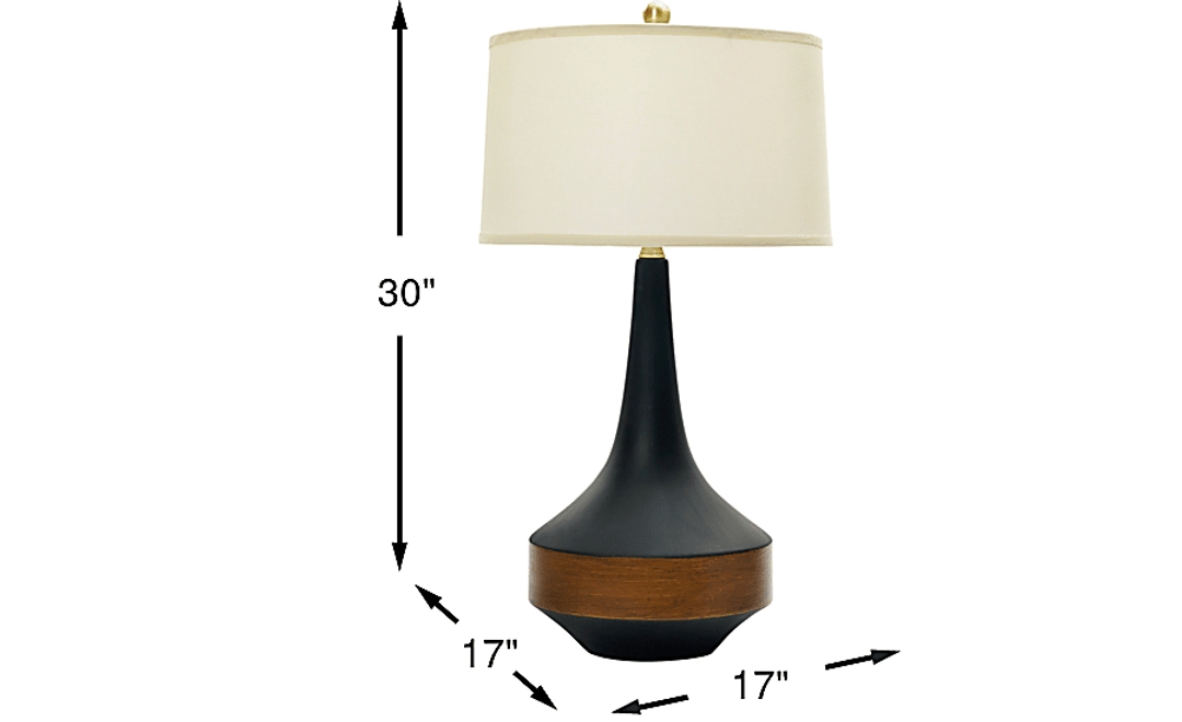Meisner Black Table Lamp