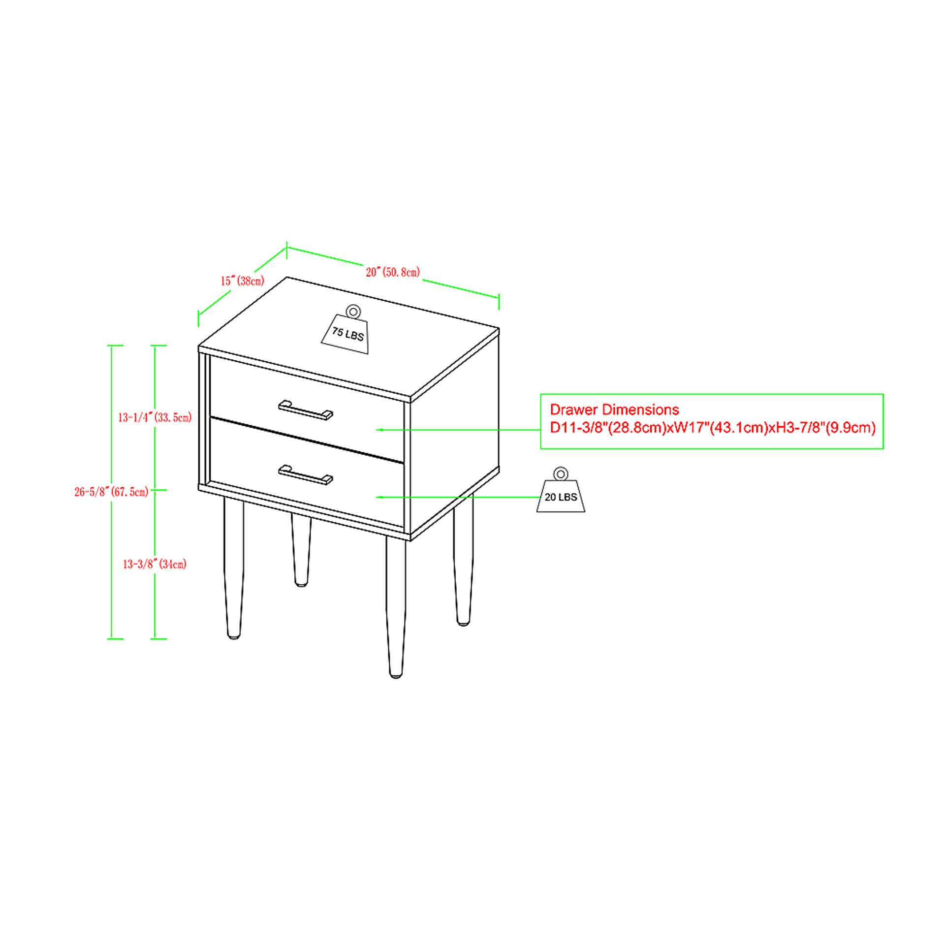 Meissen Black Nightstand - Image 6