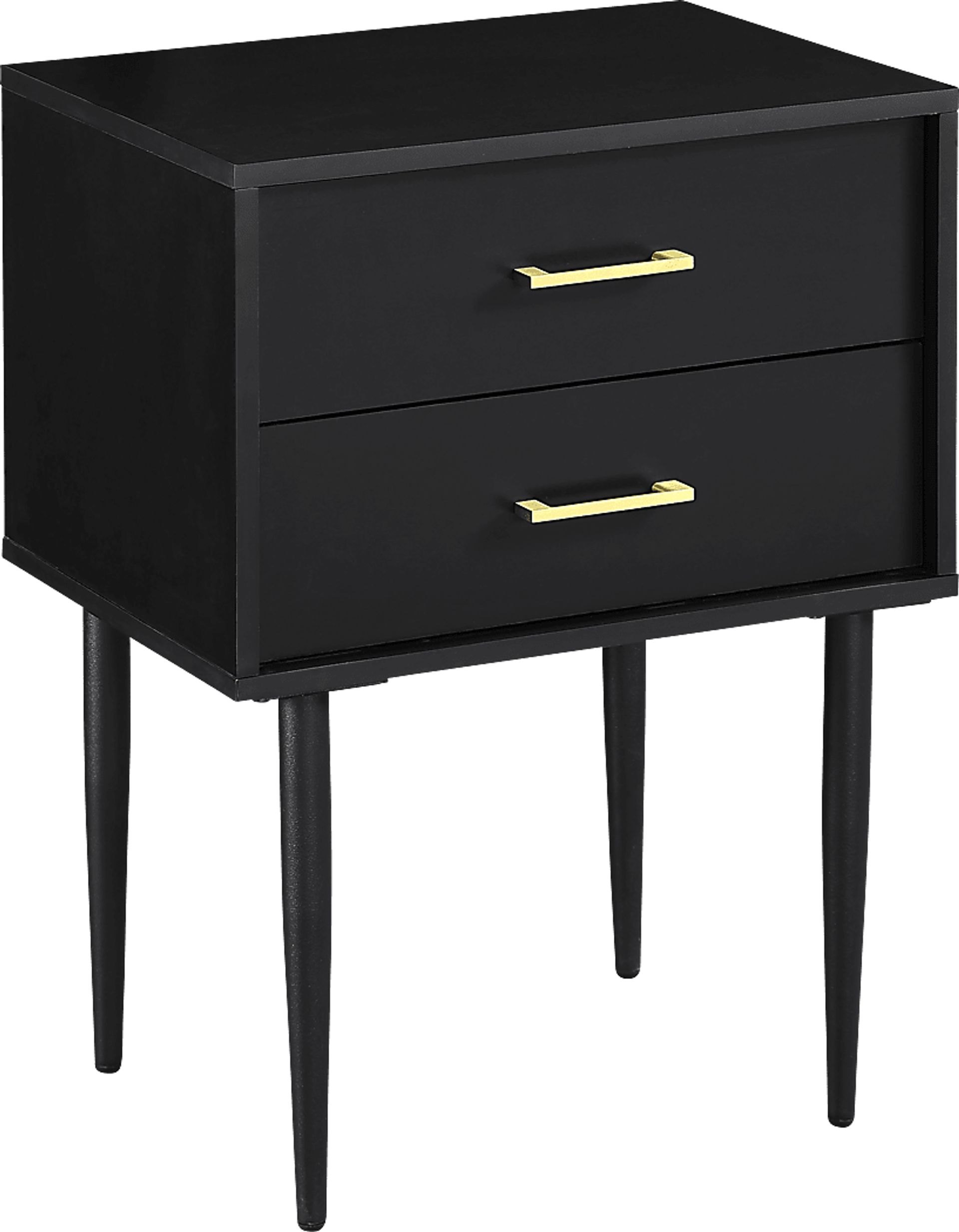 Meissen Black Nightstand - Image 1