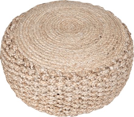Mekyla Natural Pouf