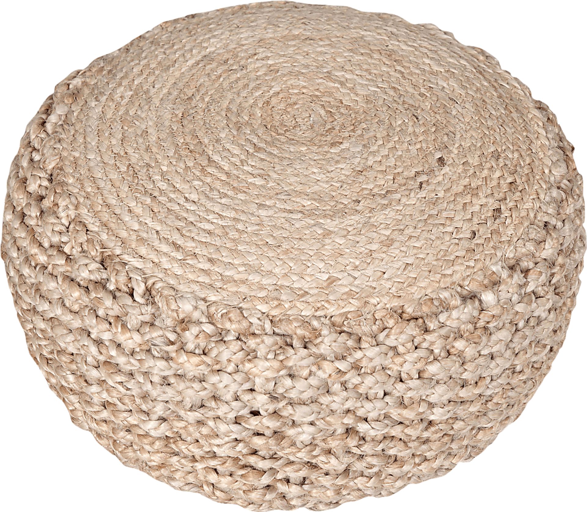 Mekyla Natural Pouf - Image 1