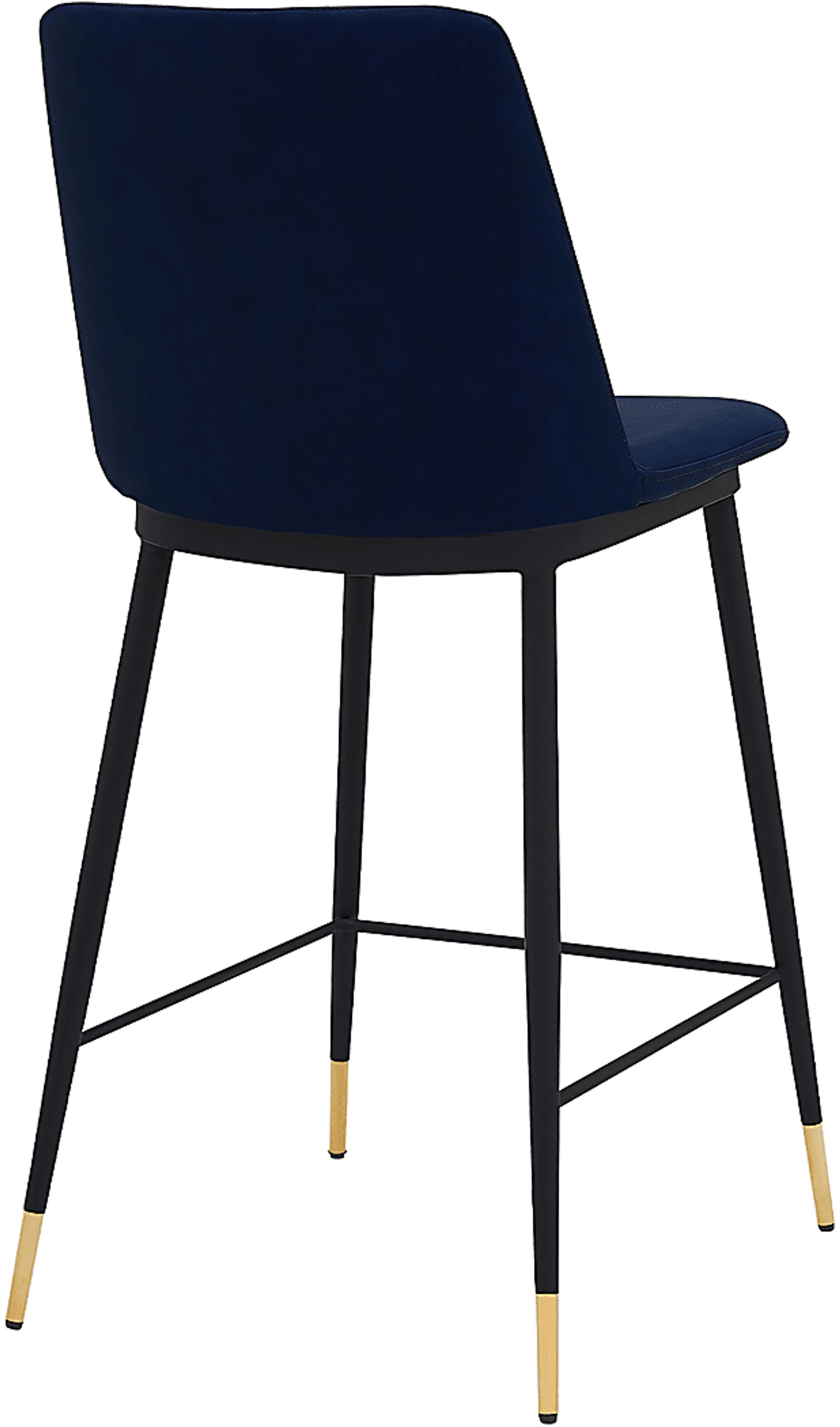 Melaina Dark Blue Counter Height Stool - Image 3