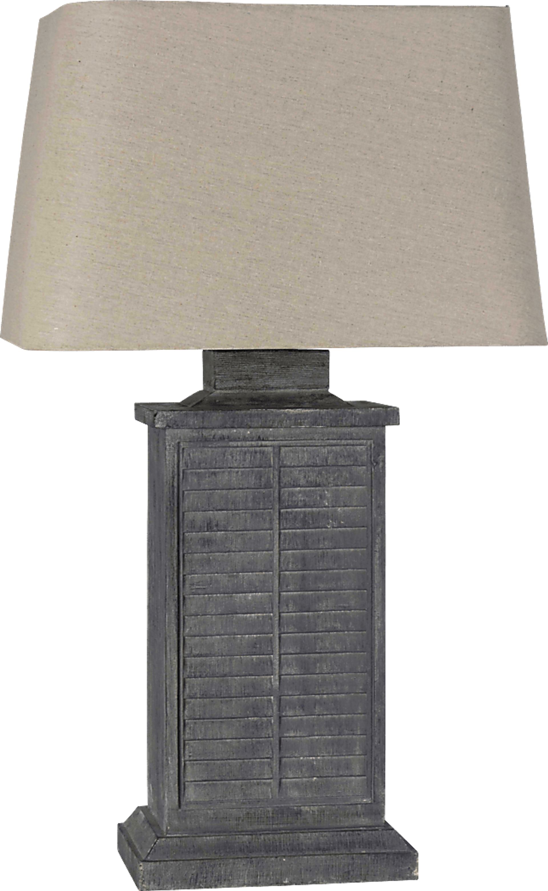 Melbourne Loft Gray Indoor/Outdoor Lamp - Image 1