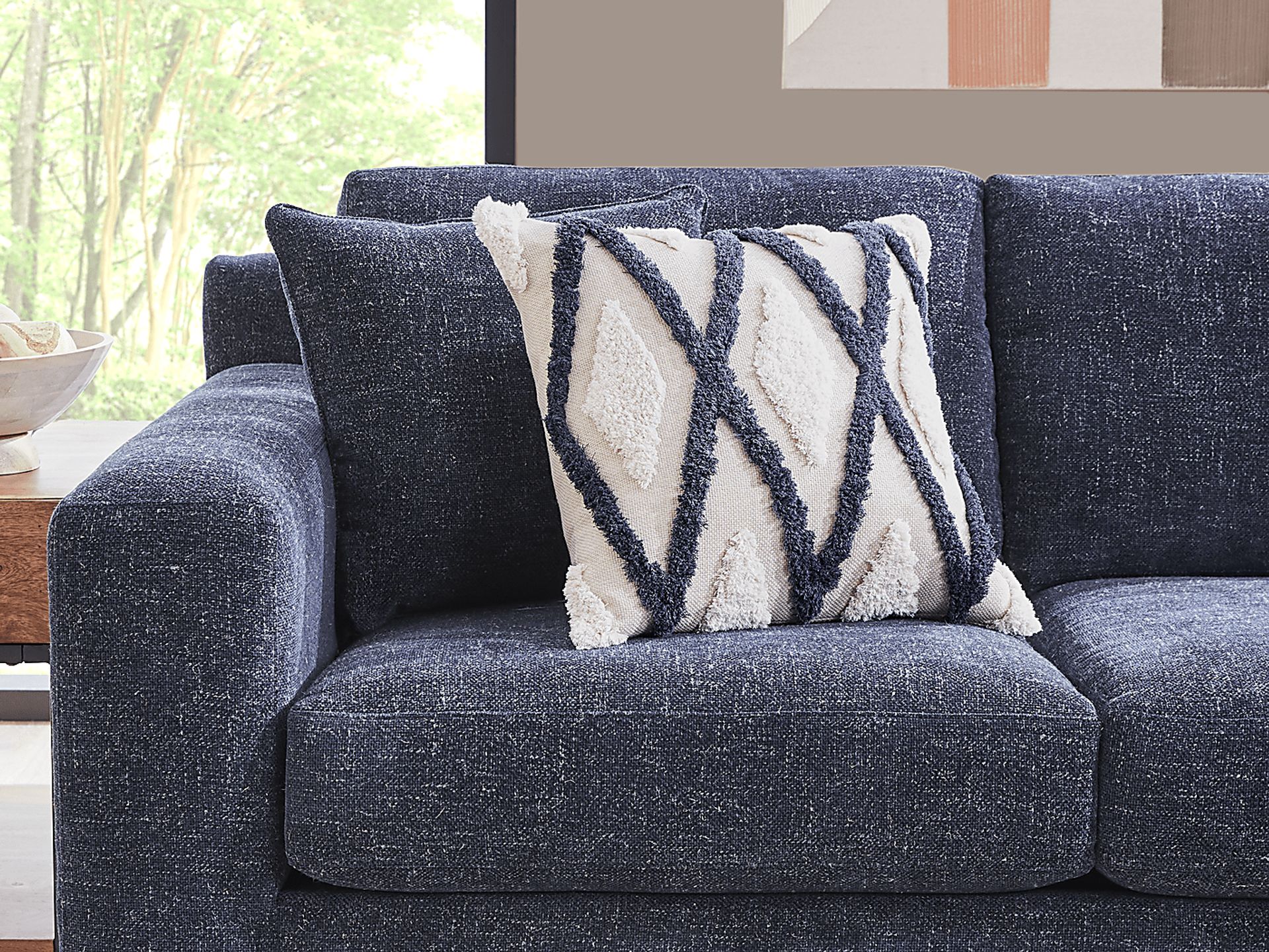 Melbourne Midnight 4 Pc Sectional Living Room - Image 5