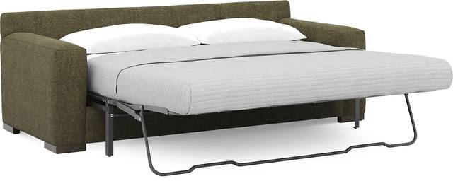 Melbourne Olive 7 Pc Living Room with Sleeper Sofa - Thumbnail - Image 3