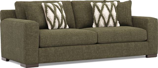 Melbourne Olive 7 Pc Living Room with Sleeper Sofa - Thumbnail - Image 4