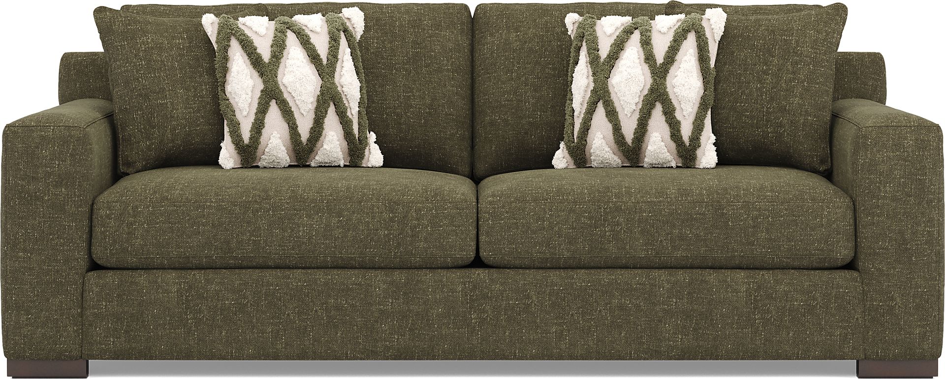 Melbourne Olive 7 Pc Living Room with Sleeper Sofa - Image 2