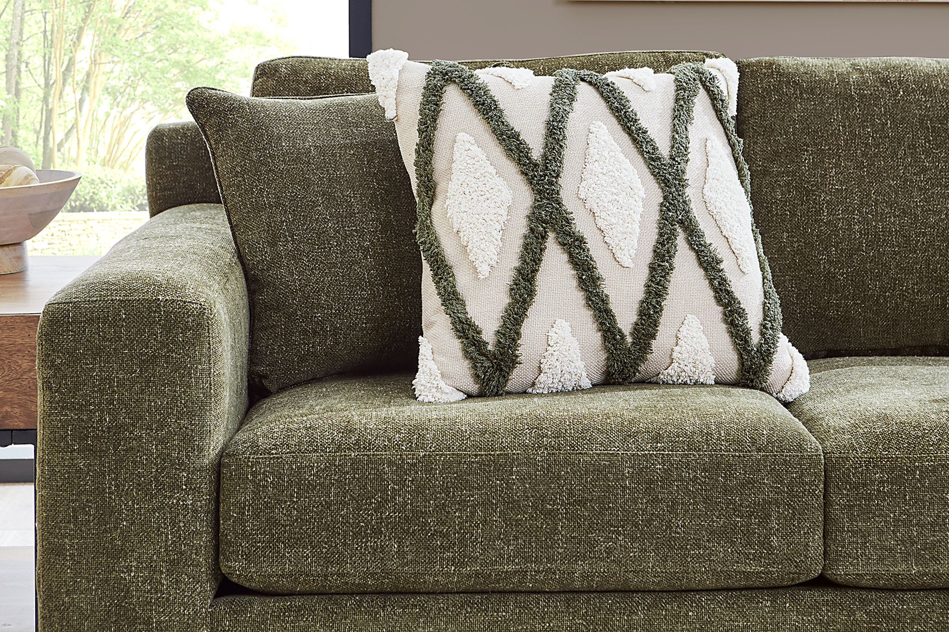 Melbourne Olive Sofa Chaise - Image 3