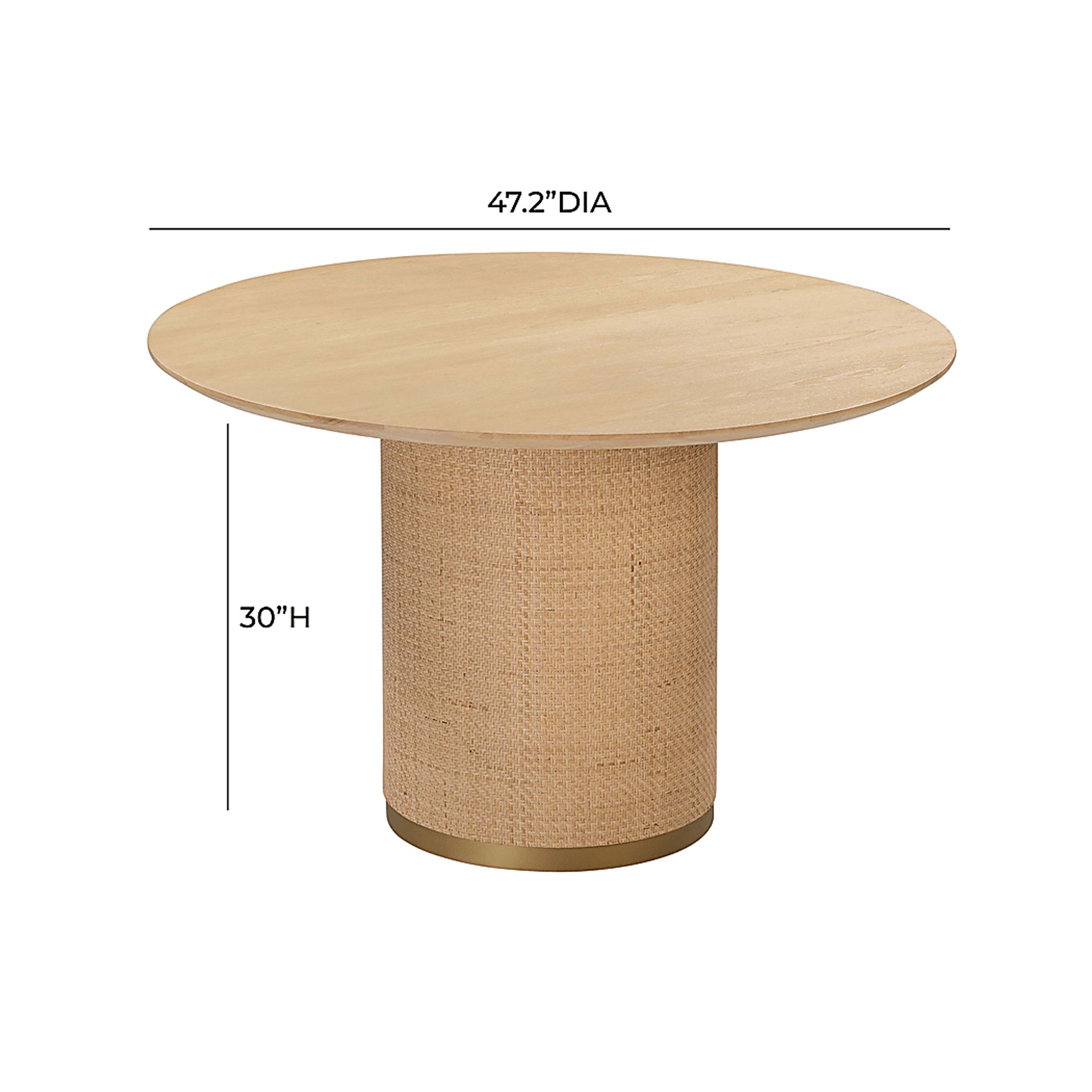 Meleina Brown Dining Table - Image 6