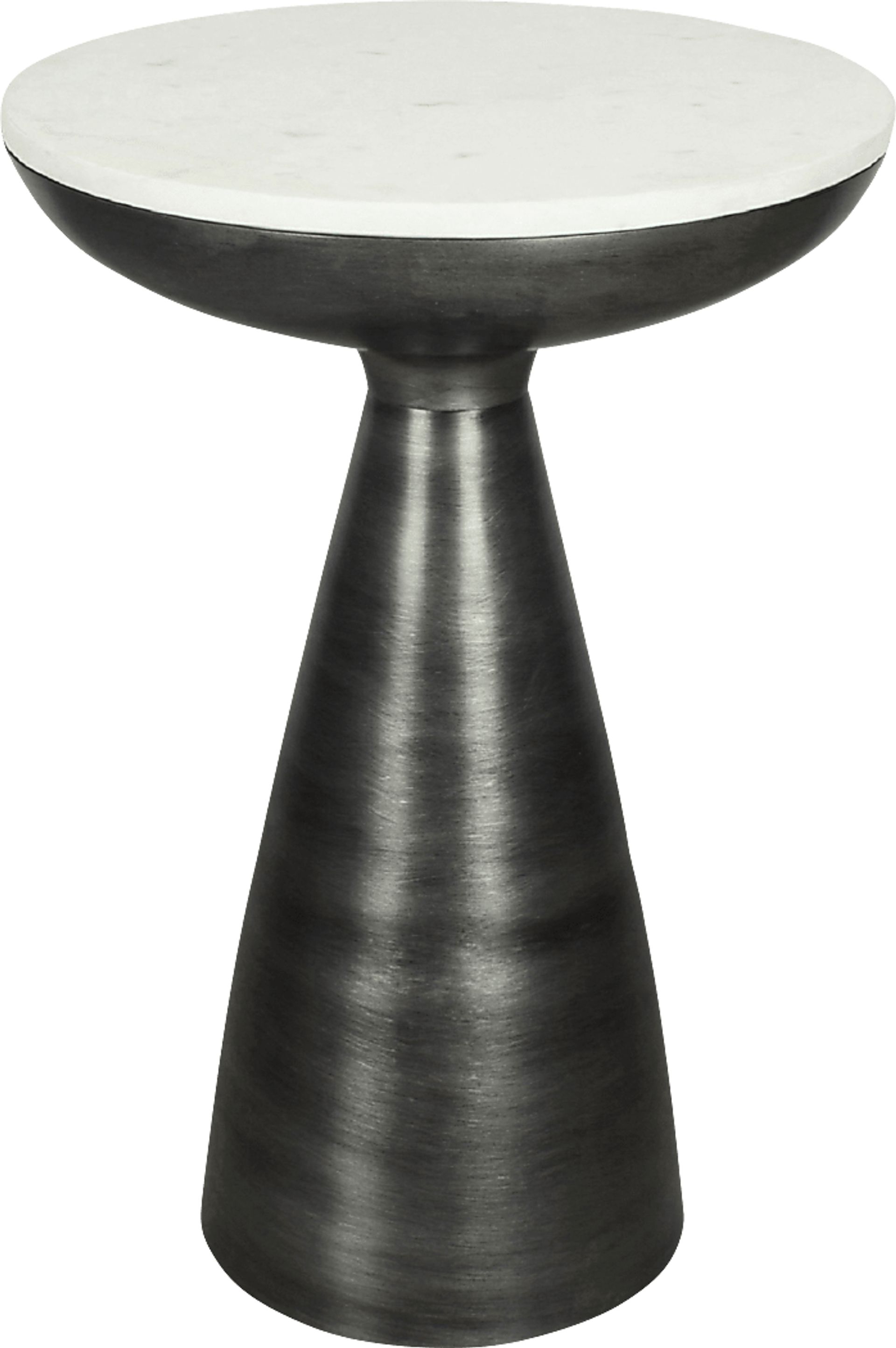 Melek White Side Table - Image 3