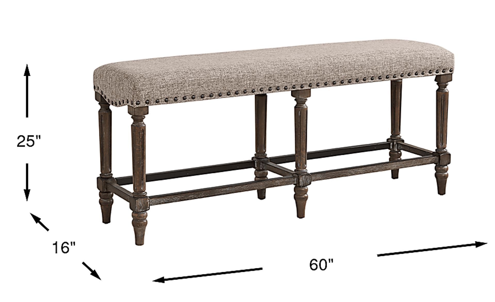 Dimension Image. Please refer to the Dimension Tab on this page for dimension details.