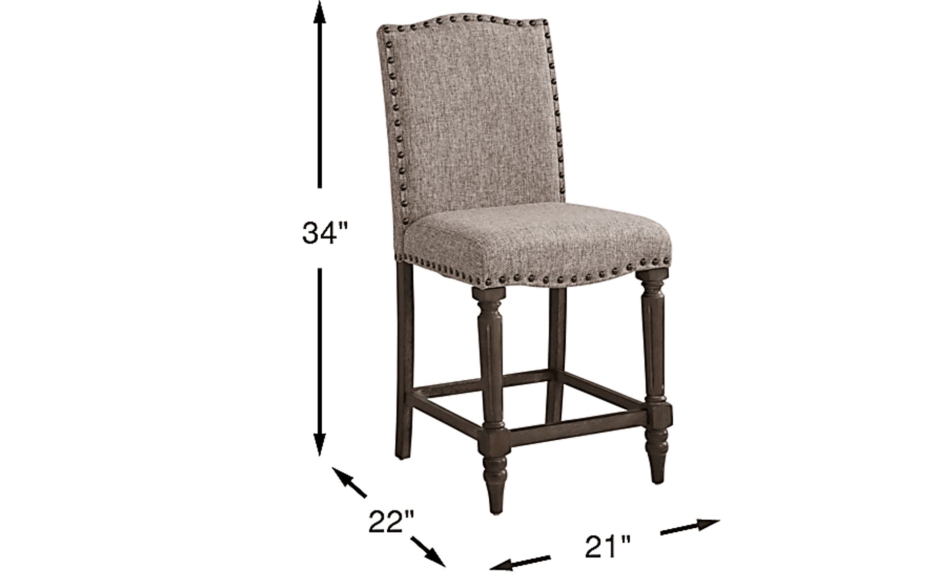 Dimension Image. Please refer to the Dimension Tab on this page for dimension details.