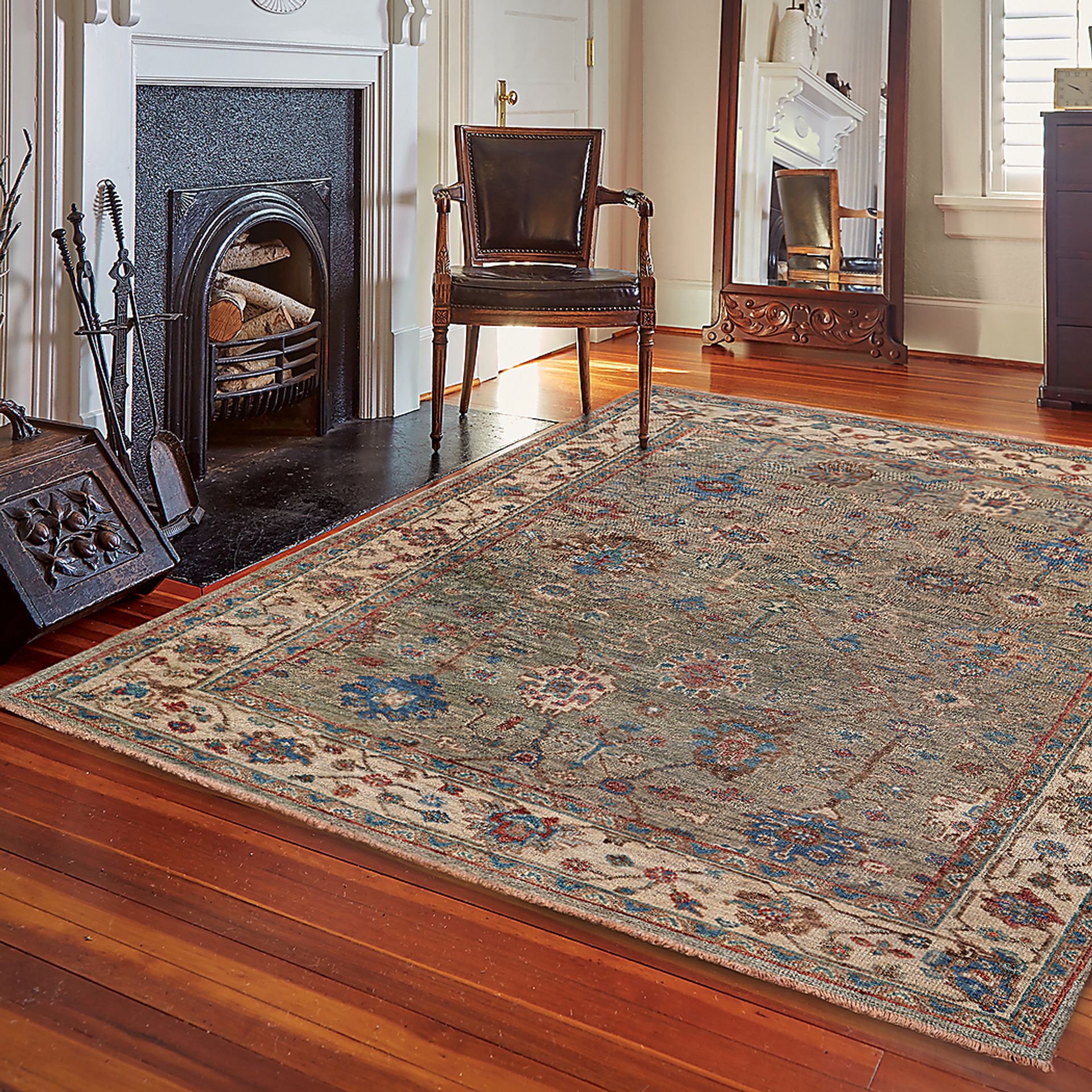 Melimore Green 5' x 8' Rug - Image 2