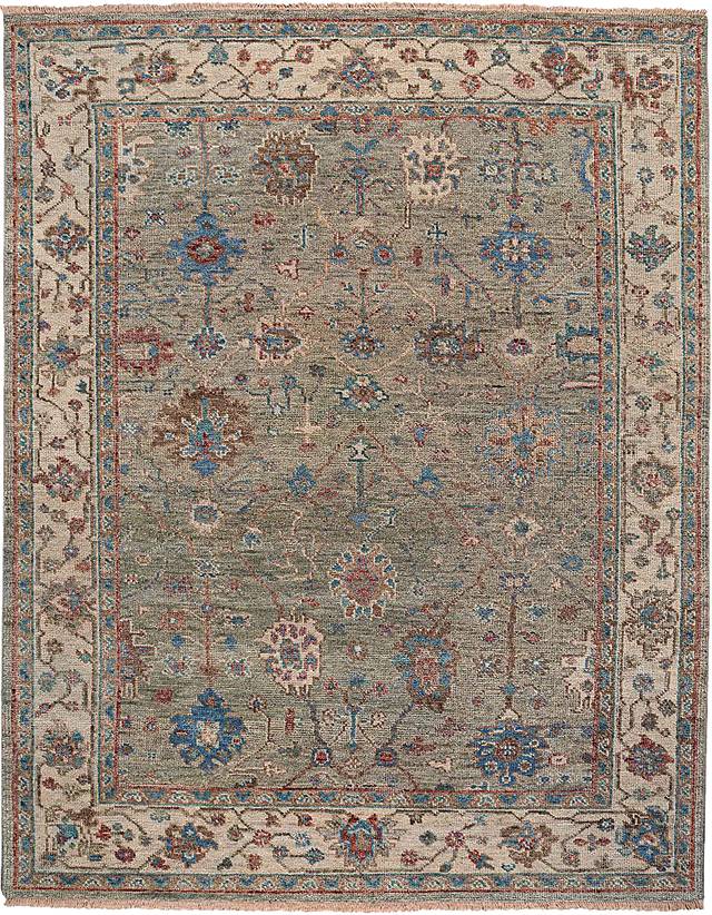 Melimore Green 8' x 10' Rug - Thumbnail - Image 1