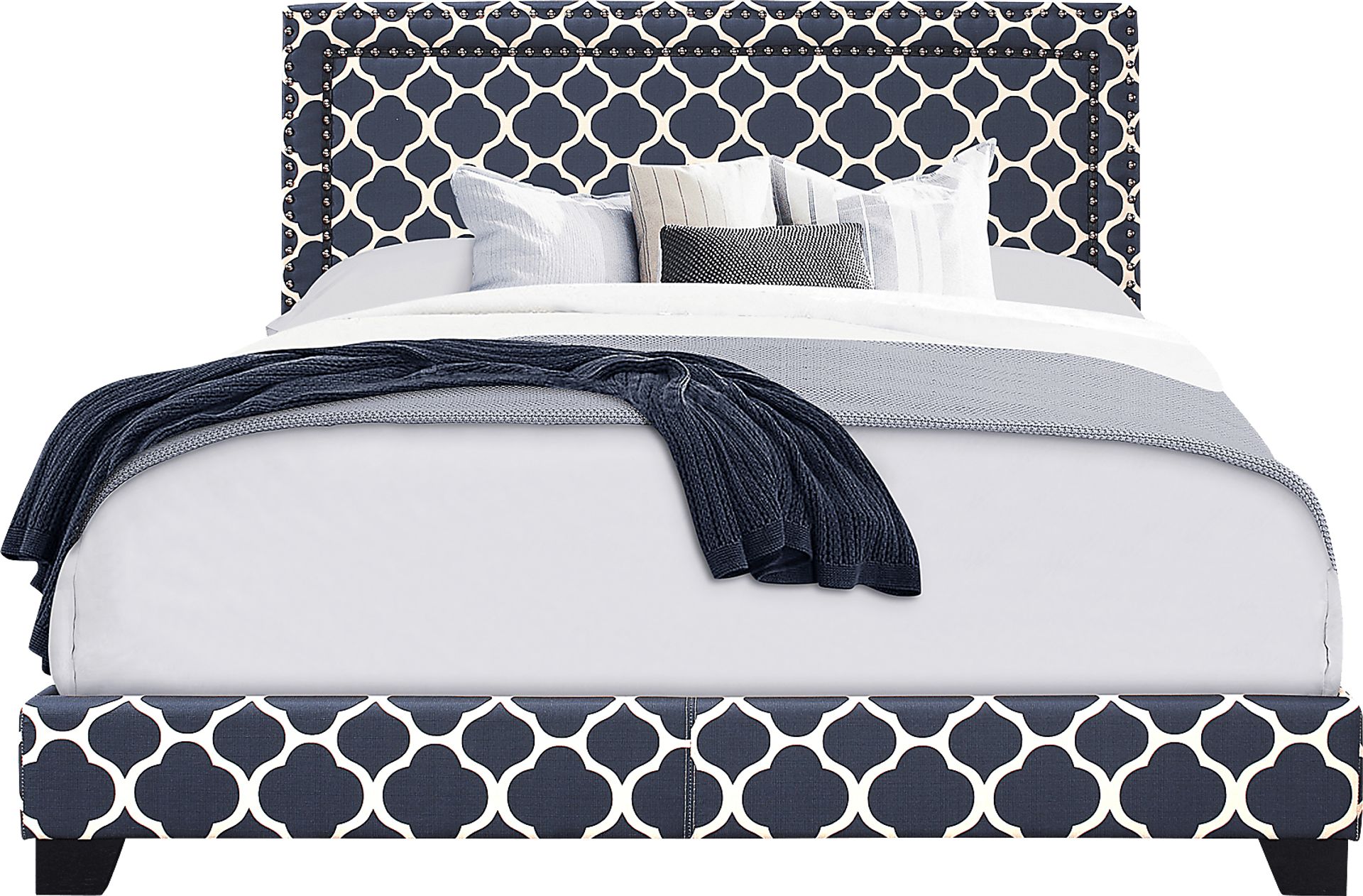 Melina Navy King Bed - Image 1