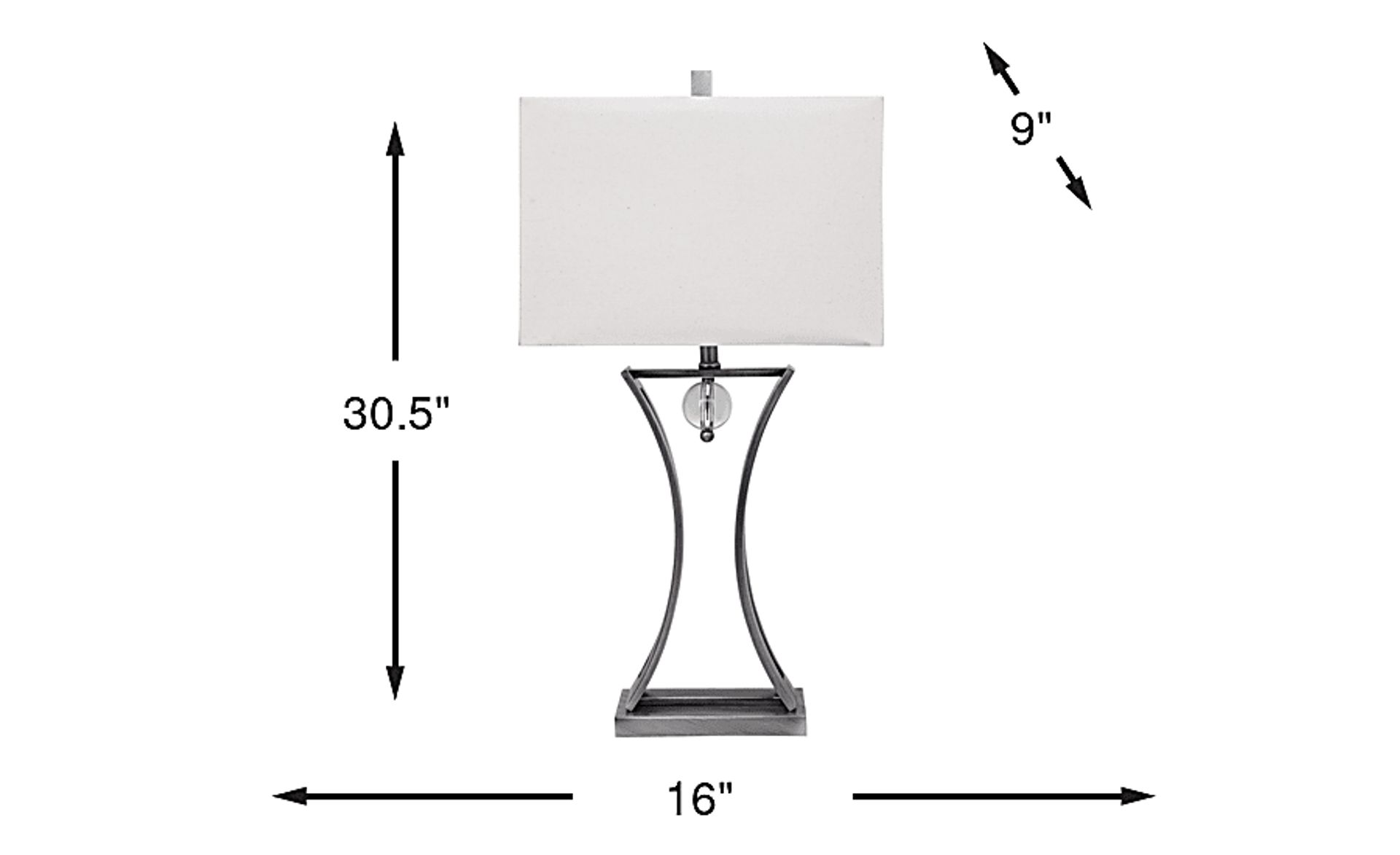 Dimension Image. Please refer to the Dimension Tab on this page for dimension details.