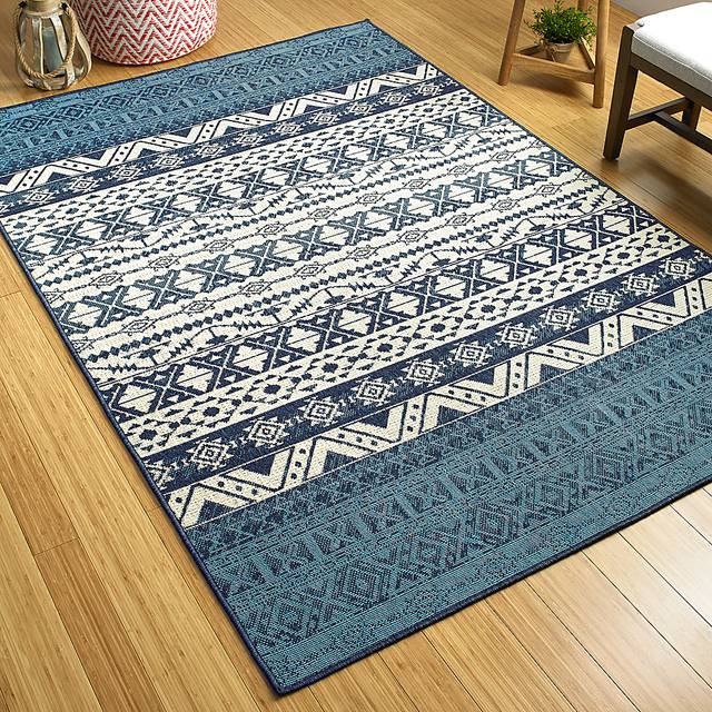 Melito Navy 5' x 7'6 Rug - Thumbnail - Image 3