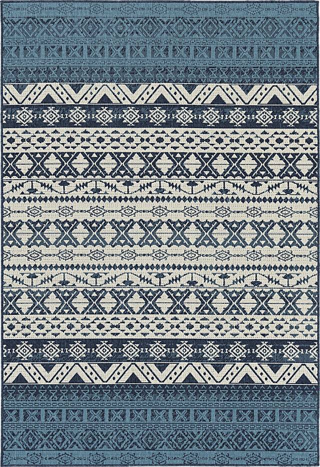 Melito Navy 5' x 7'6 Rug - Thumbnail - Image 1