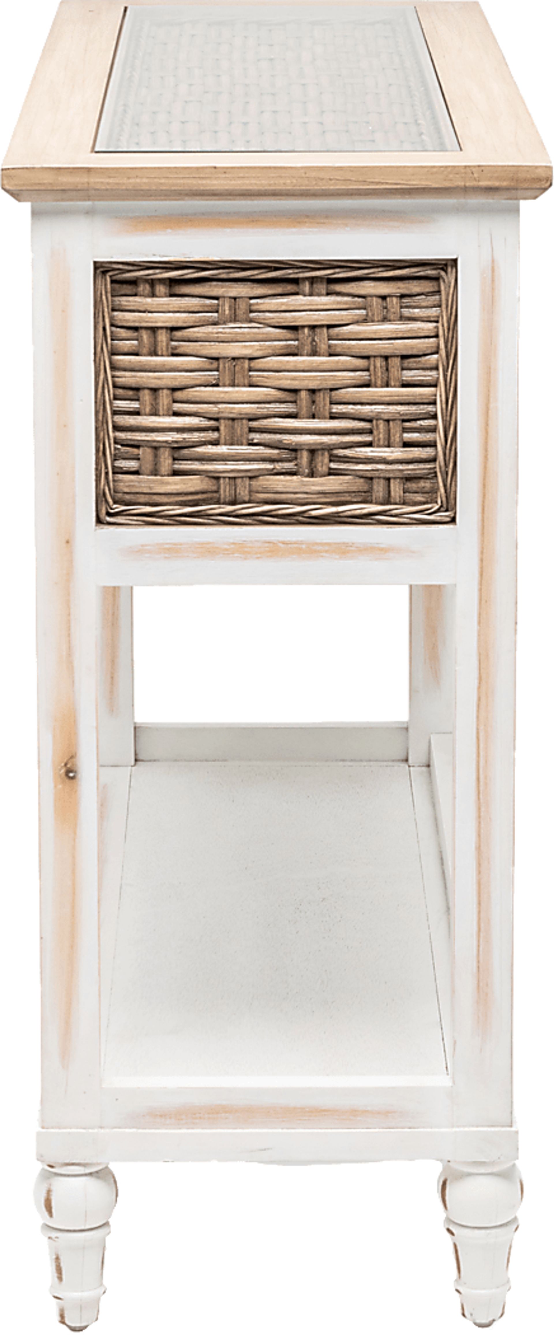 Melkre White Chairside Table - Image 6