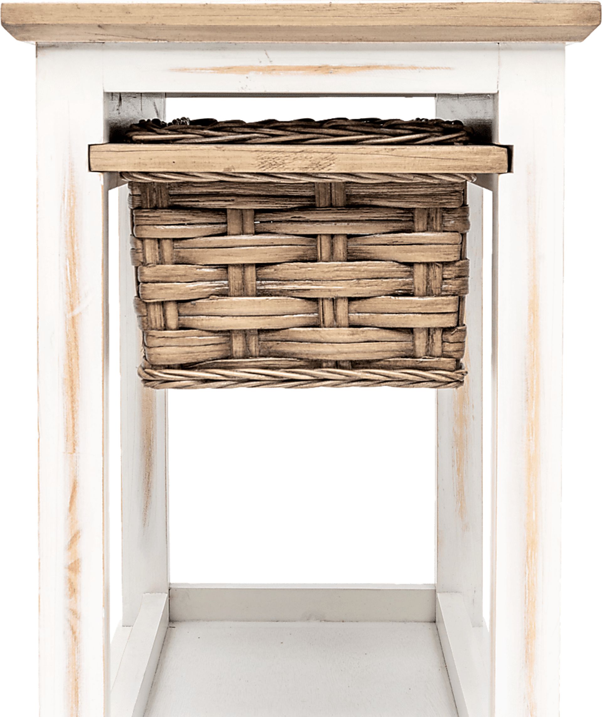 Melkre White Chairside Table - Image 7