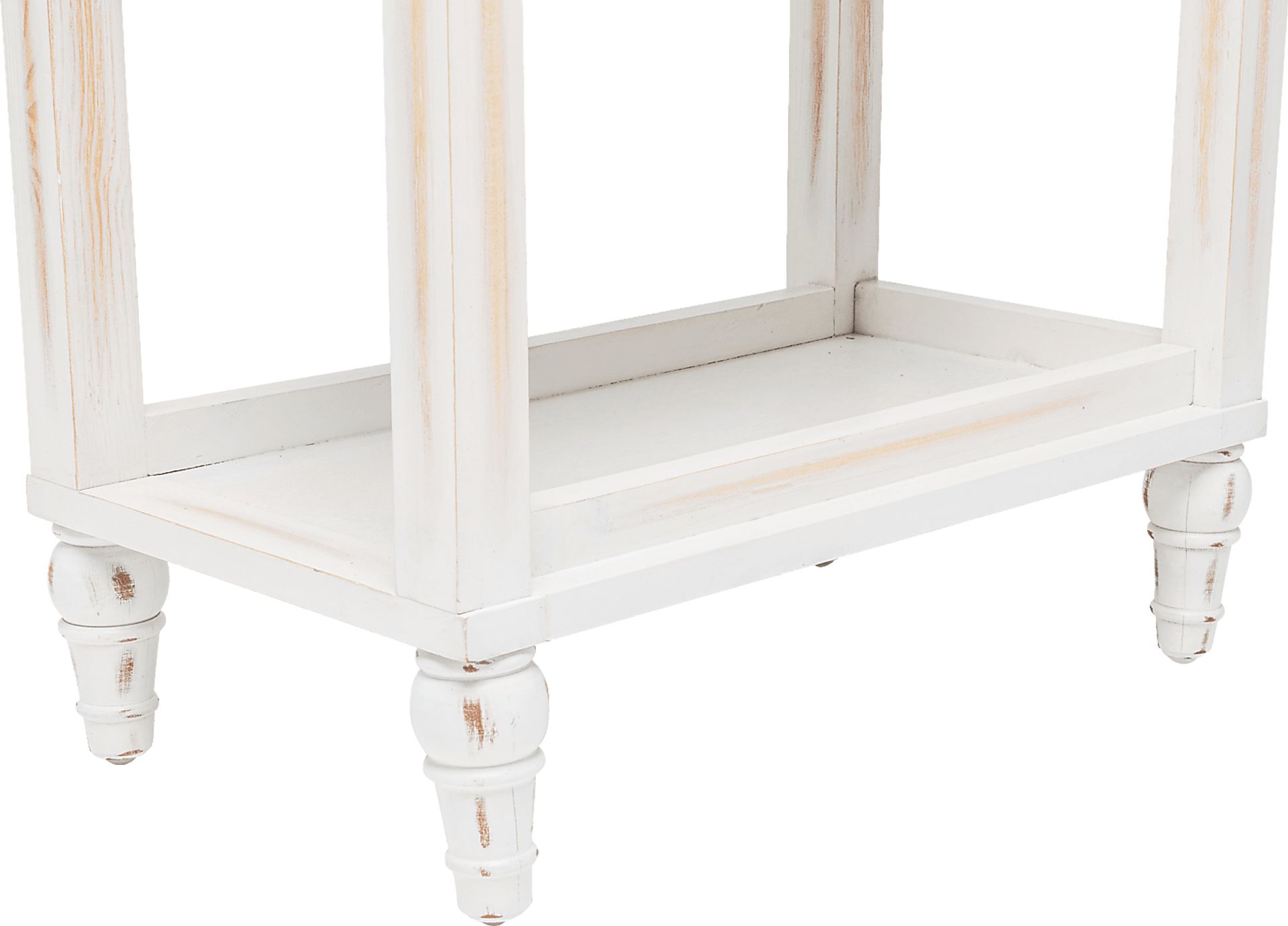 Melkre White Chairside Table - Image 8