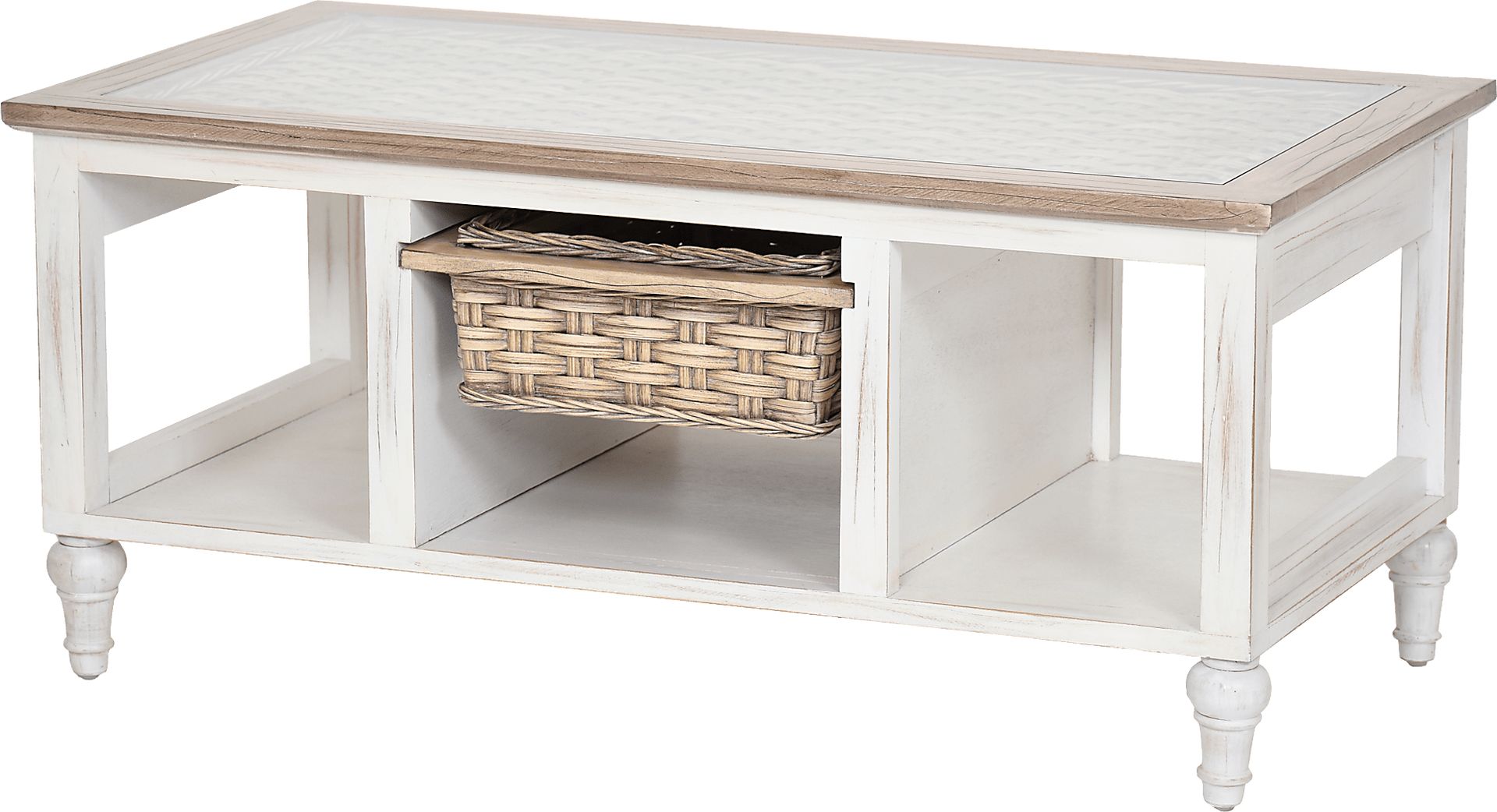 Melkre White Cocktail Table - Image 1