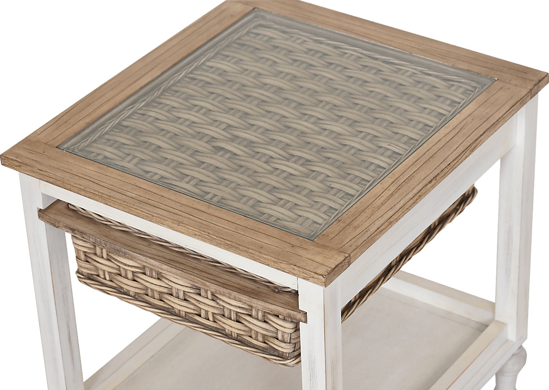 Melkre White End Table - Image 2