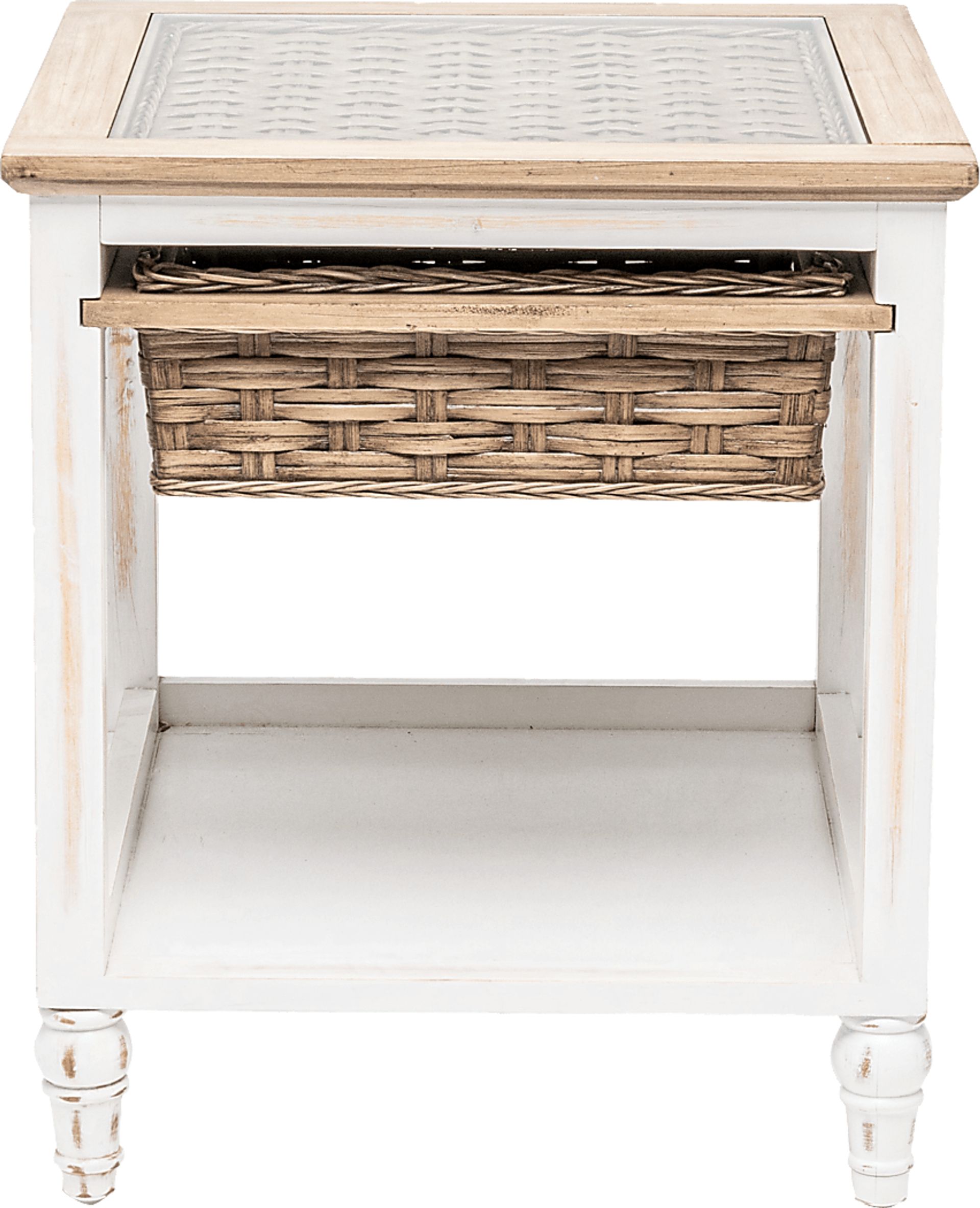 Melkre White End Table - Image 3