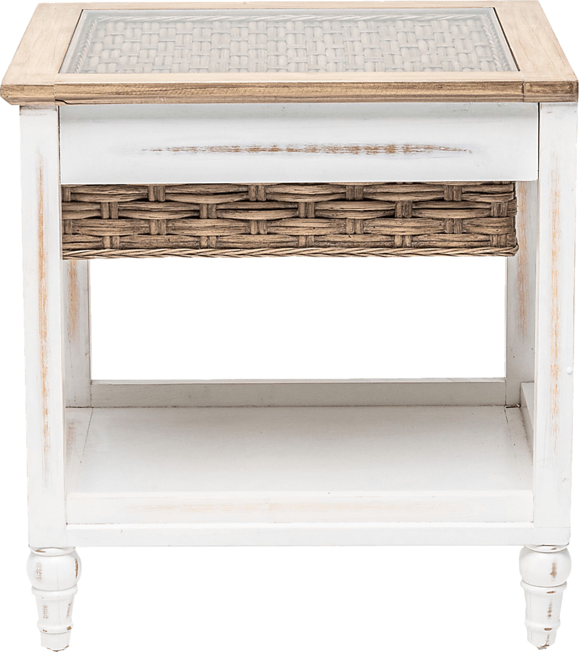 Melkre White End Table - Image 4
