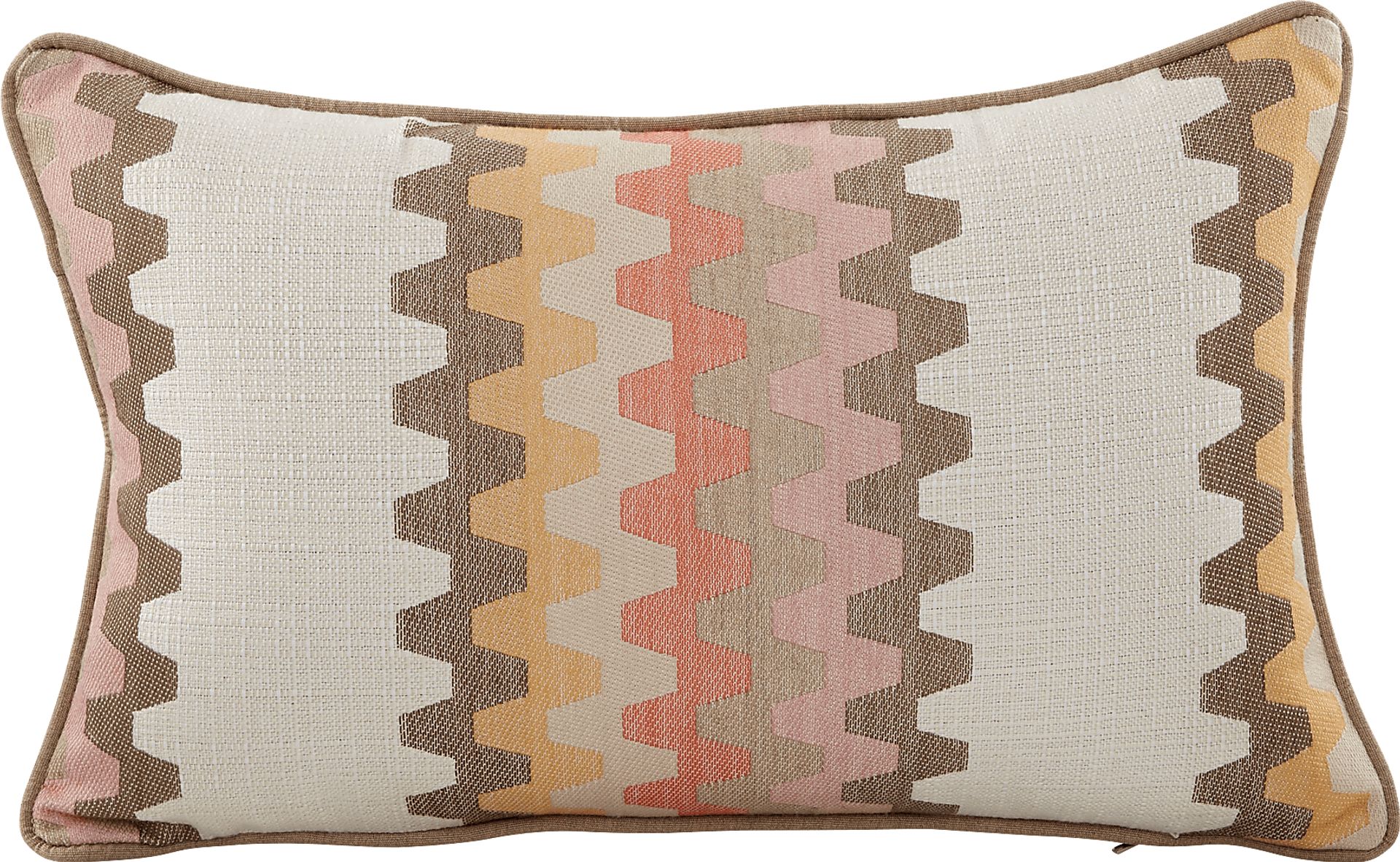 Mella Orange Indoor/Outdoor Accent Pillow - Image 1