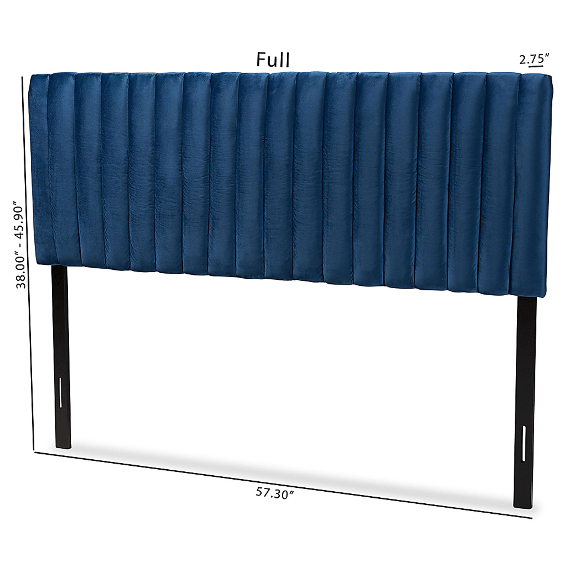 Mellany Navy Full Headboard - Image 5