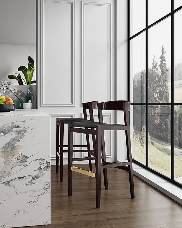 Melliville Black Barstool - Thumbnail - Image 3