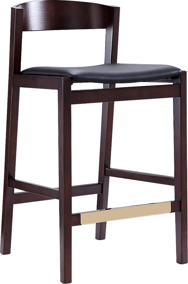 Melliville Black Counter Height Stool - Thumbnail - Image 1