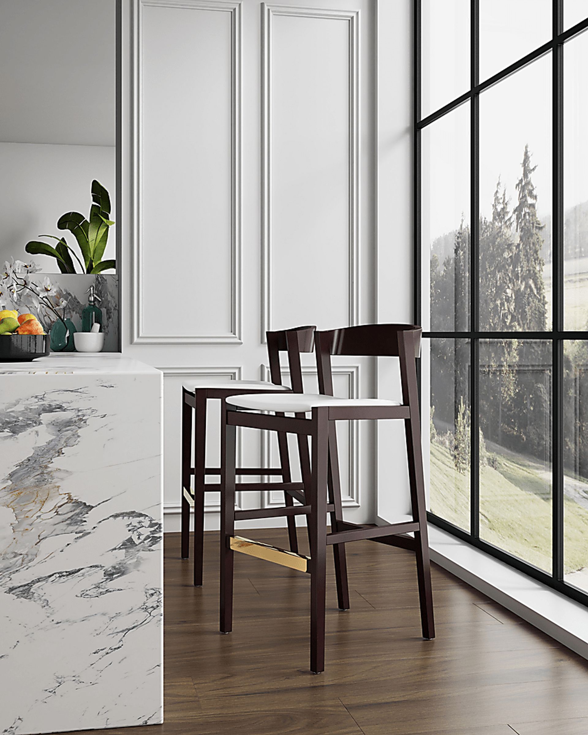 Melliville Ivory Barstool - Image 3