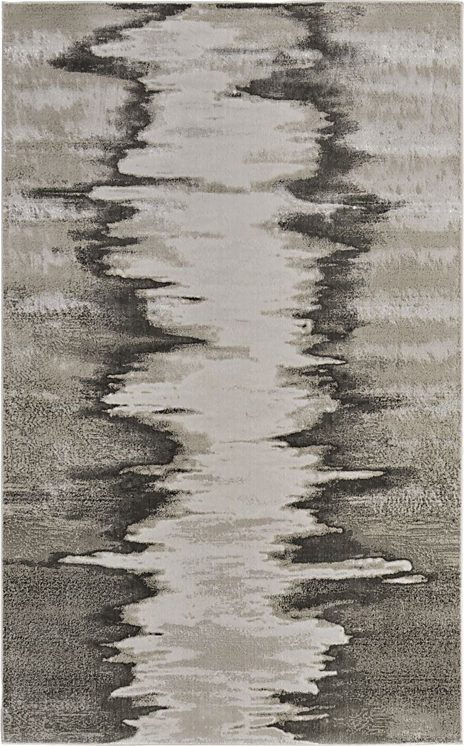 Mellonah Gray 5' x 8' Rug