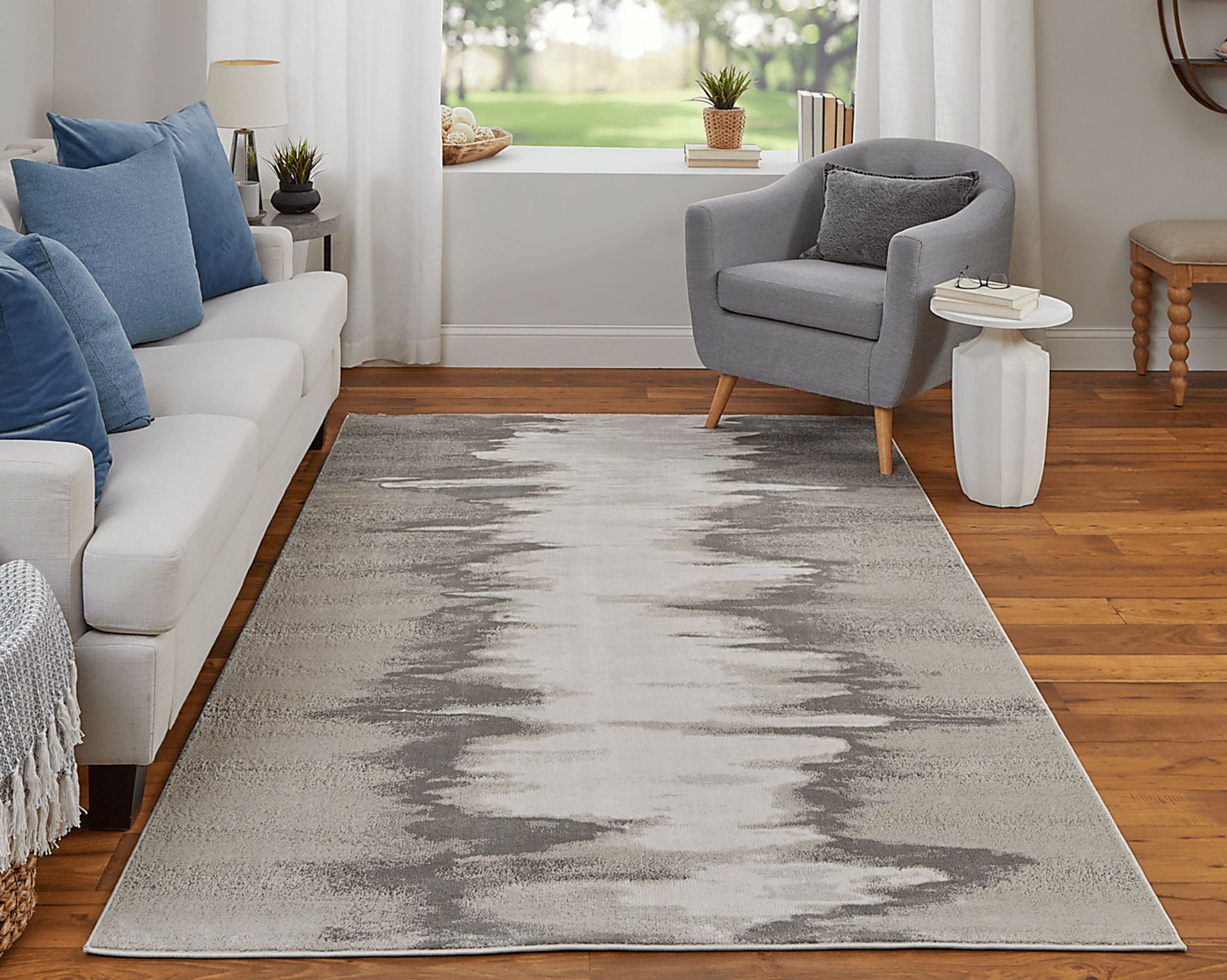 Mellonah Gray 6'7 x 9'6 Rug - Image 2