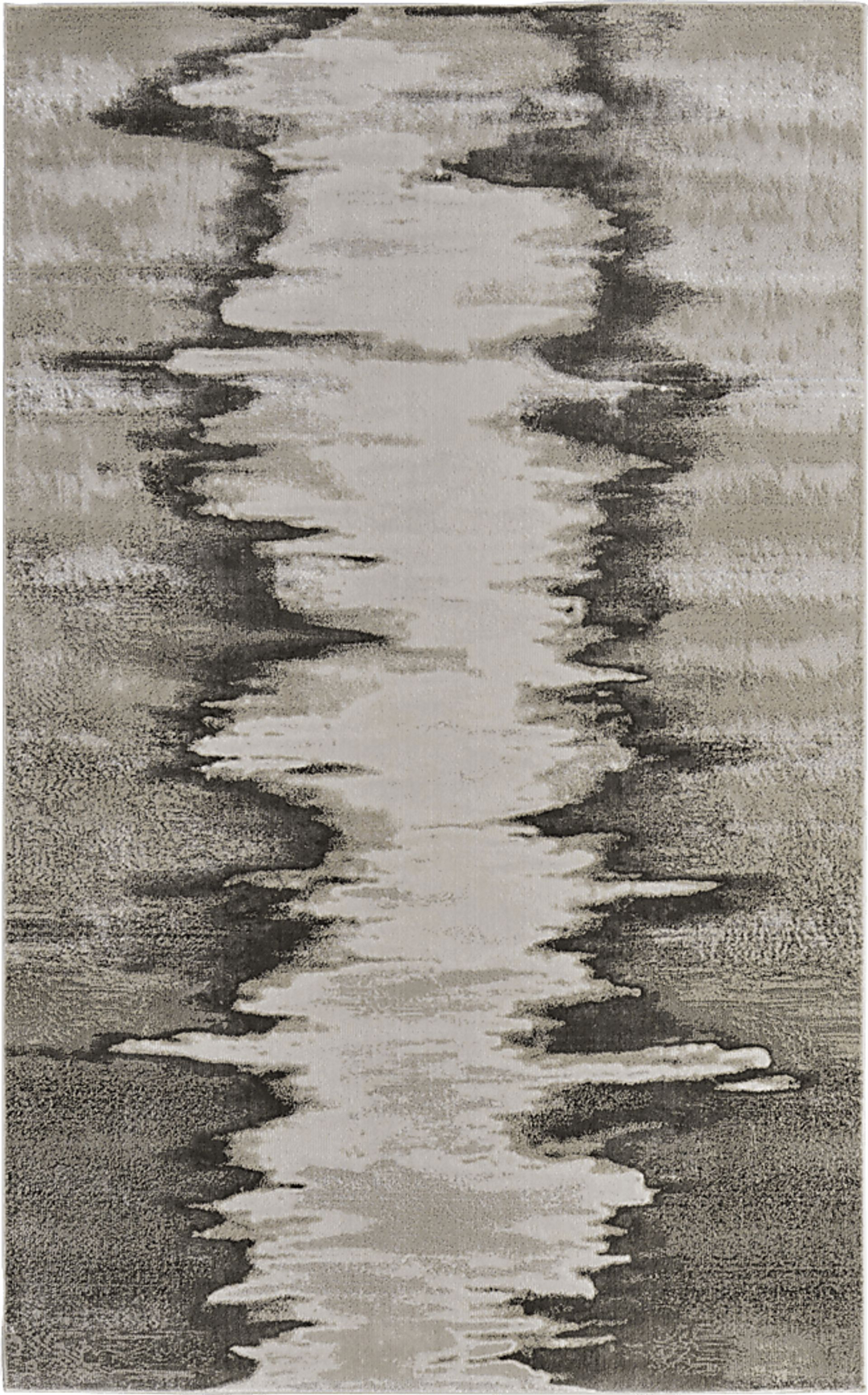 Mellonah Gray 6'7 x 9'6 Rug - Image 1