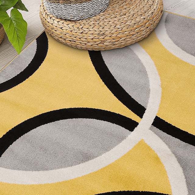 Melneras Yellow 5'3 x 7'3 Rug - Thumbnail - Image 8