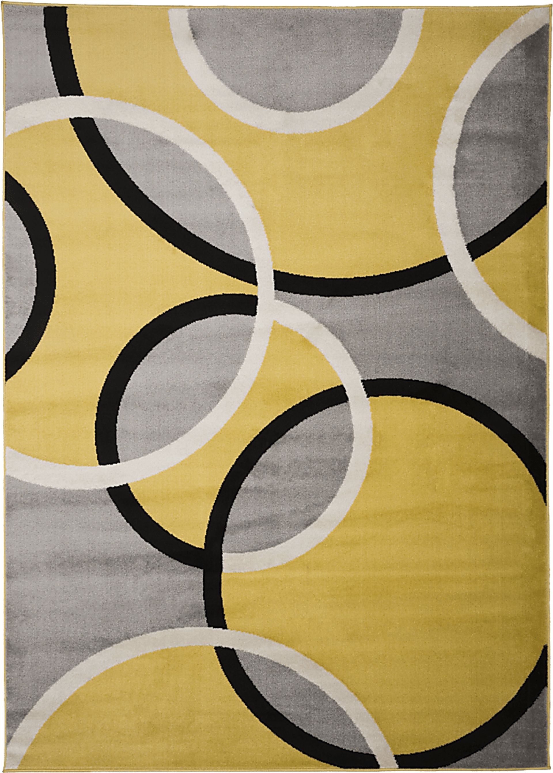 Melneras Yellow 5'3 x 7'3 Rug - Image 1