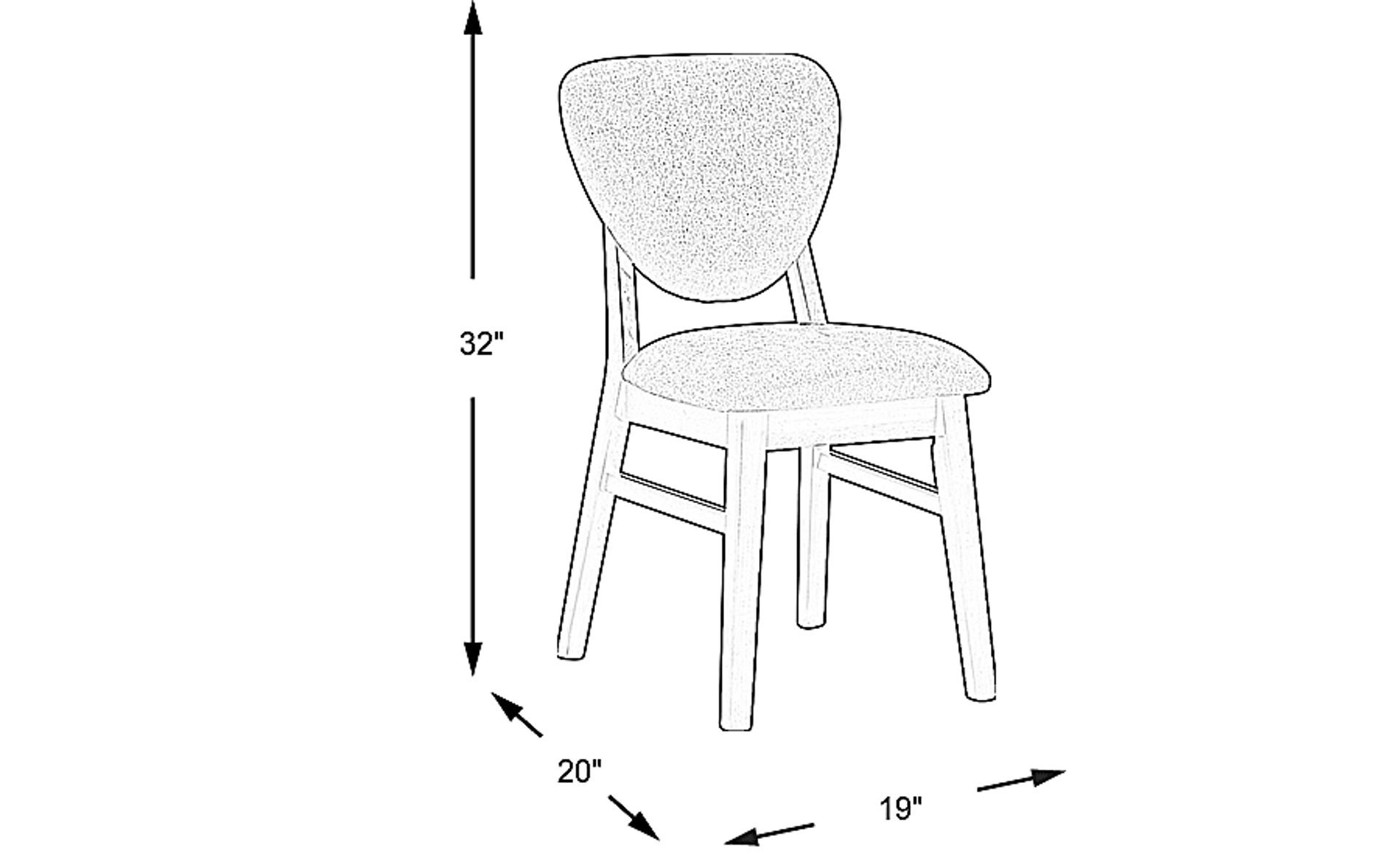 Dimension Image. Please refer to the Dimension Tab on this page for dimension details.