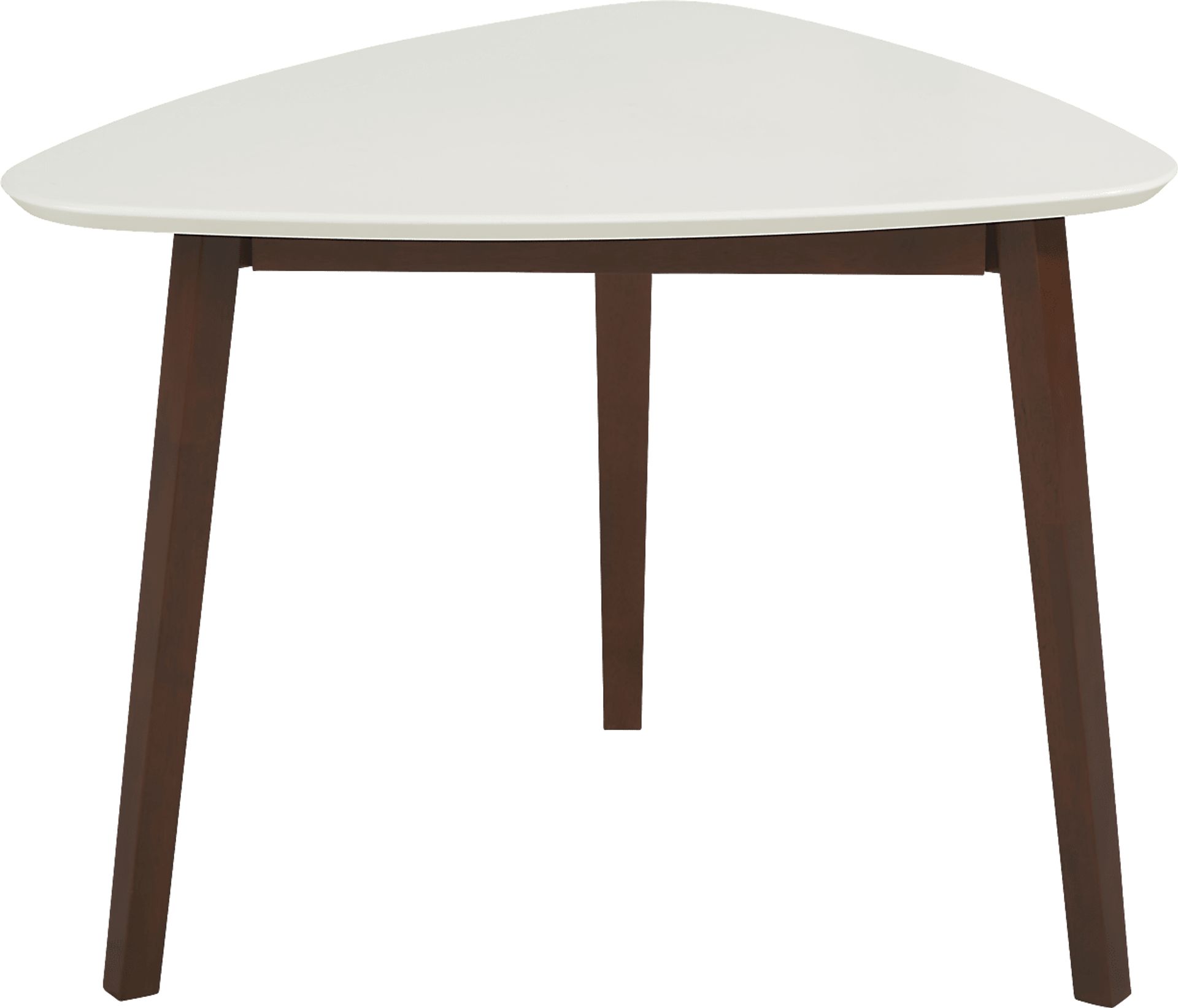 Melodina White 4 Pc Dining Room with Yellow Chairs - Image 2