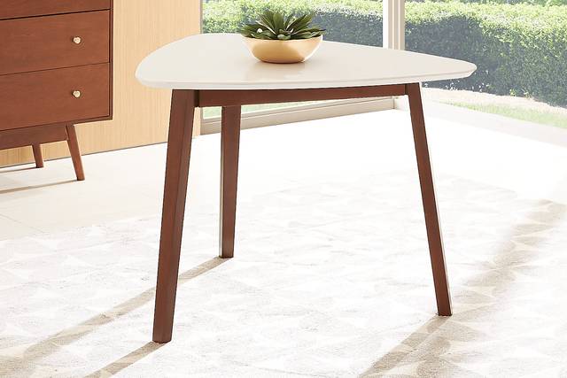 Melodina White 4 Pc Dining Room with Sky Chairs - Thumbnail - Image 3
