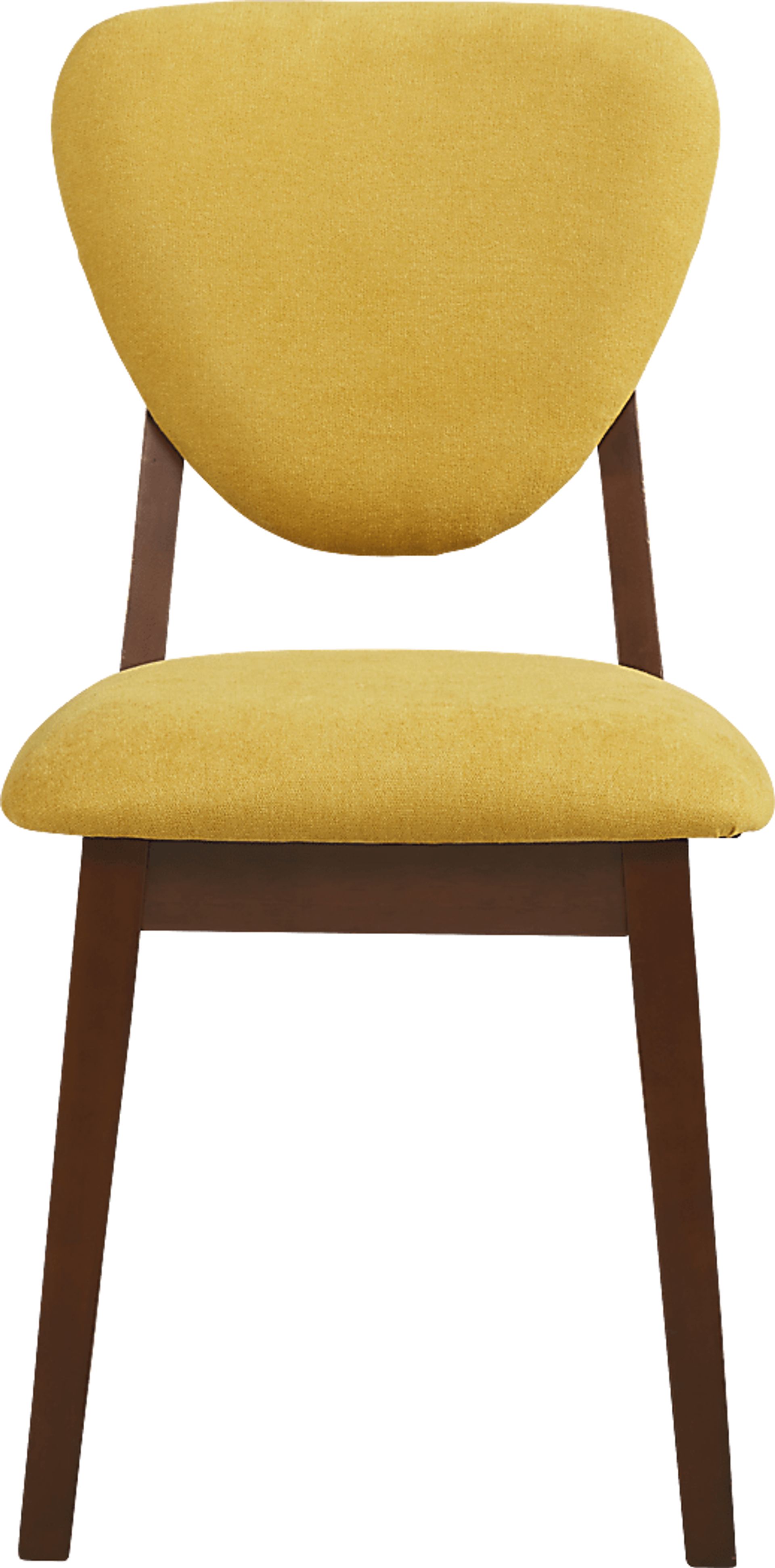 Melodina White 4 Pc Dining Room with Yellow Chairs - Image 6