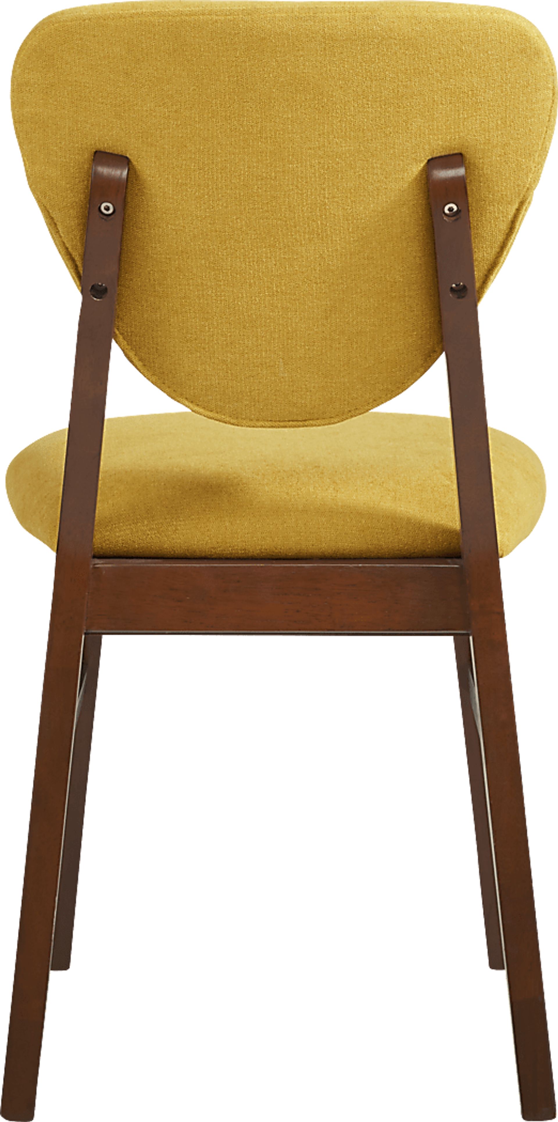 Melodina White 4 Pc Dining Room with Yellow Chairs - Image 7