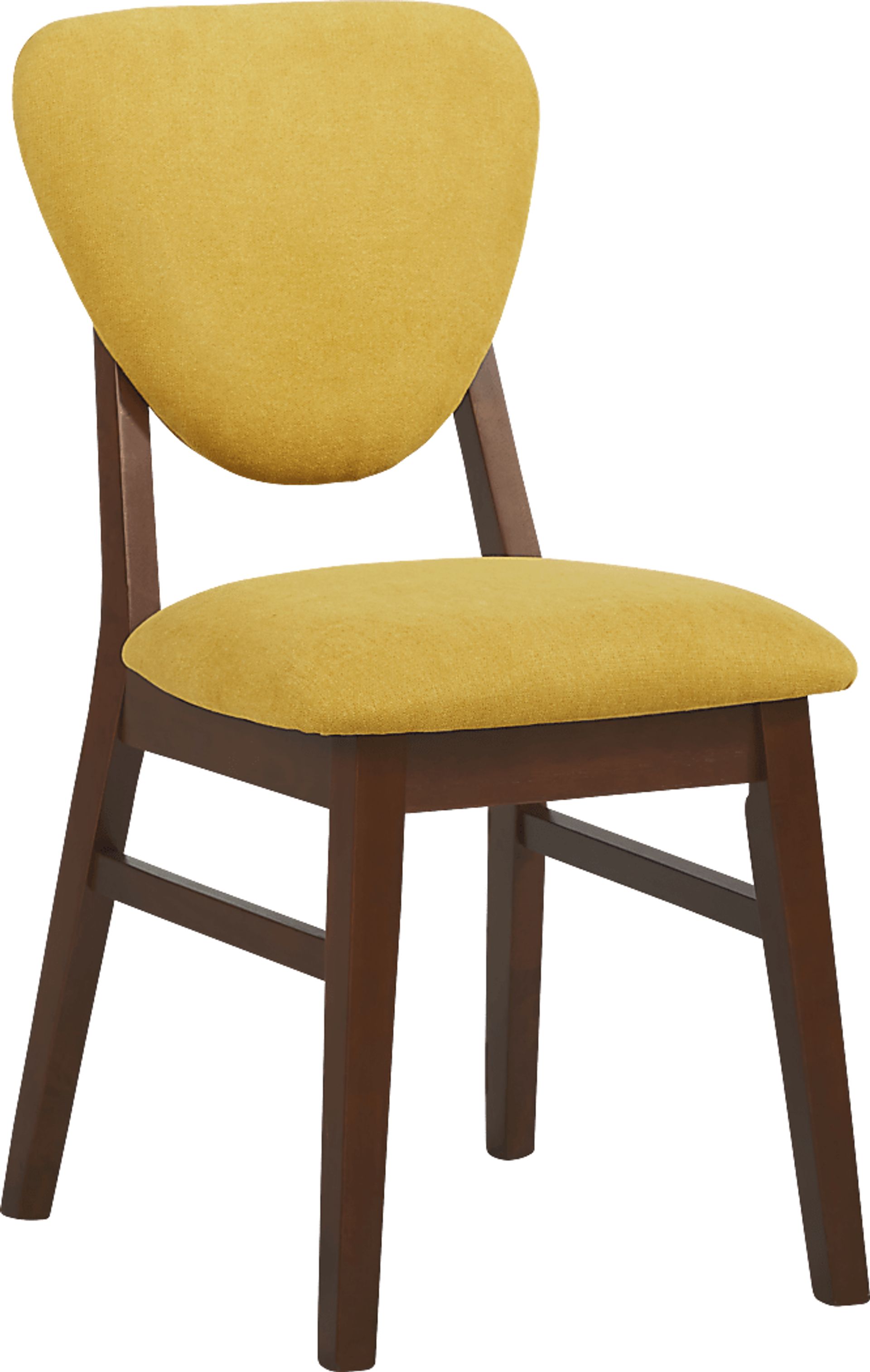 Melodina White 4 Pc Dining Room with Yellow Chairs - Image 5